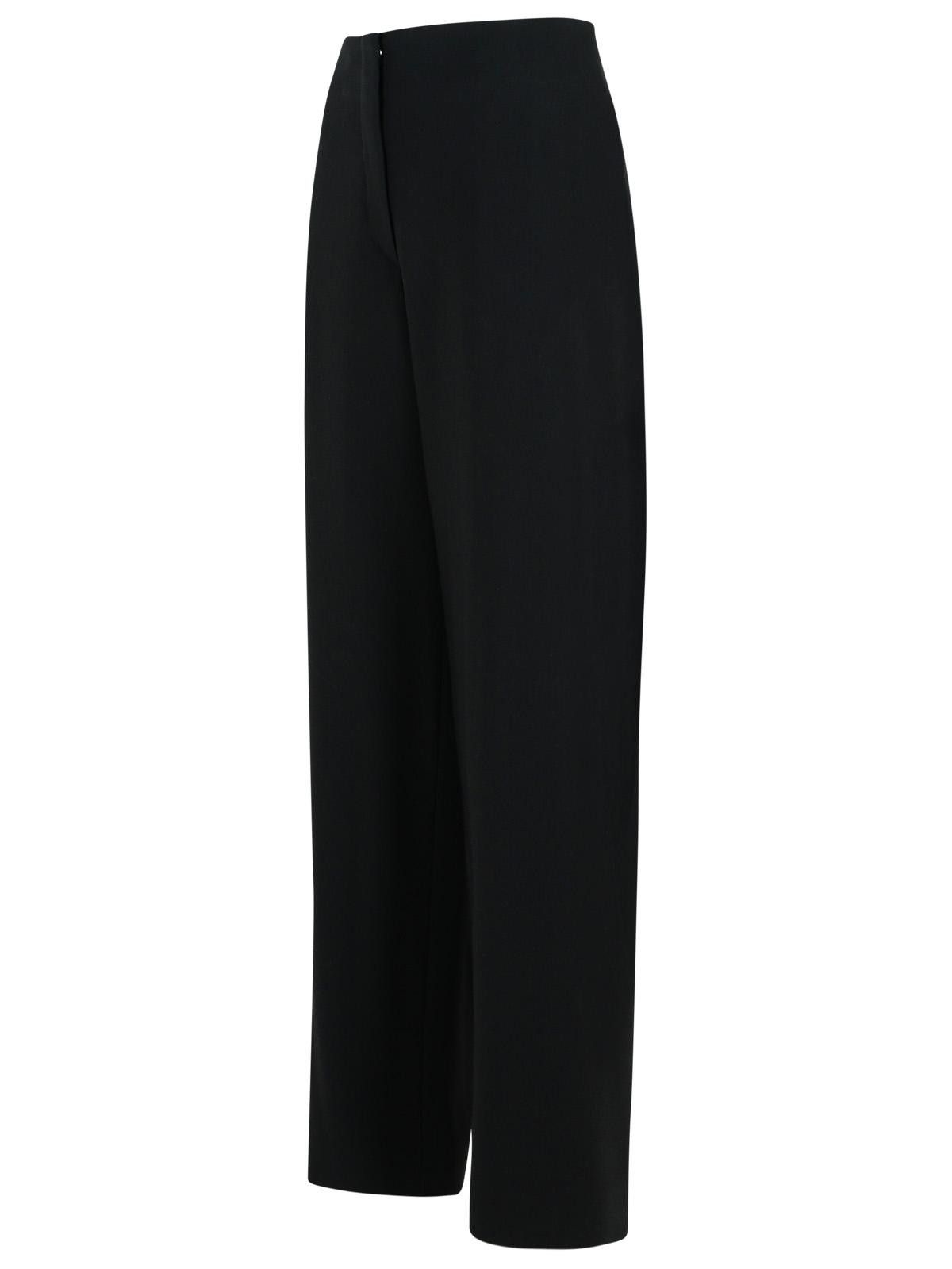 Sportmax SPORTMAX 'Adelchi' Black Viscose Pants Size 27" / US 4 / IT 40 - 2 Thumbnail