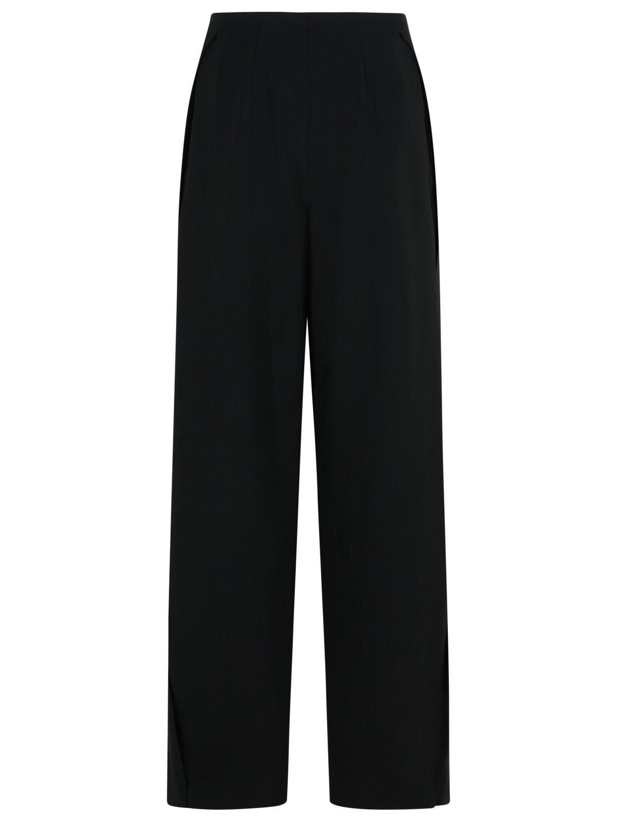 Sportmax SPORTMAX 'Adelchi' Black Viscose Pants Size 27" / US 4 / IT 40 - 3 Thumbnail