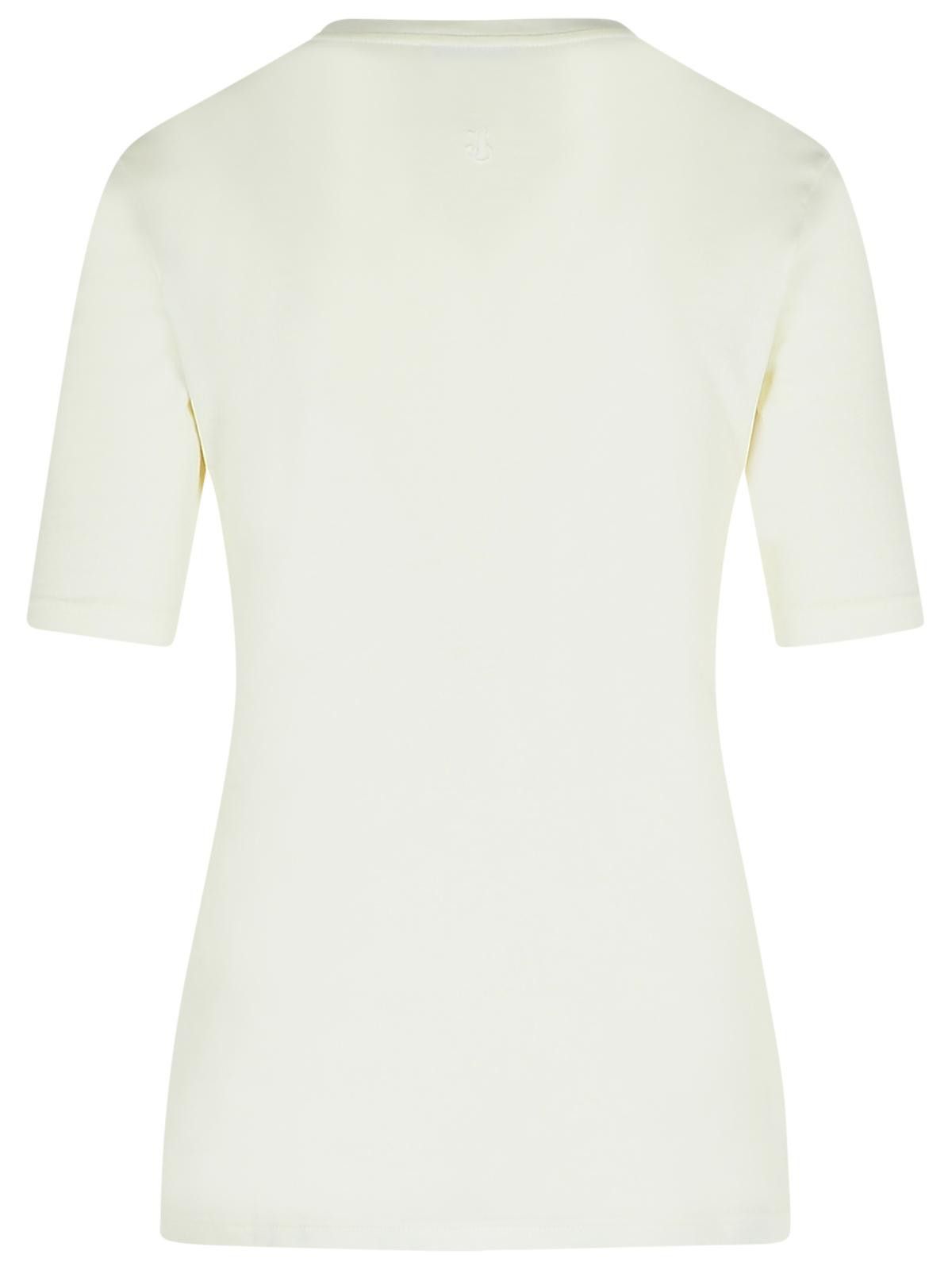 Jil Sander JIL SANDER '3 Pack' White Cotton T-Shirt Size L / US 10 / IT 46 - 6 Thumbnail