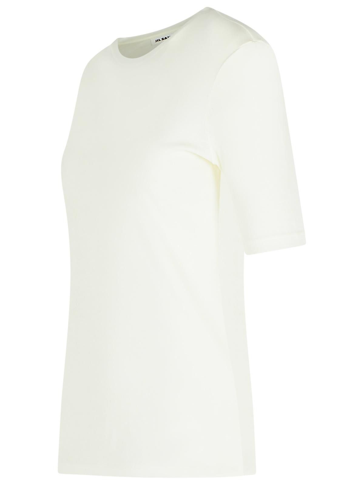 Jil Sander JIL SANDER '3 Pack' White Cotton T-Shirt Size L / US 10 / IT 46 - 5 Thumbnail