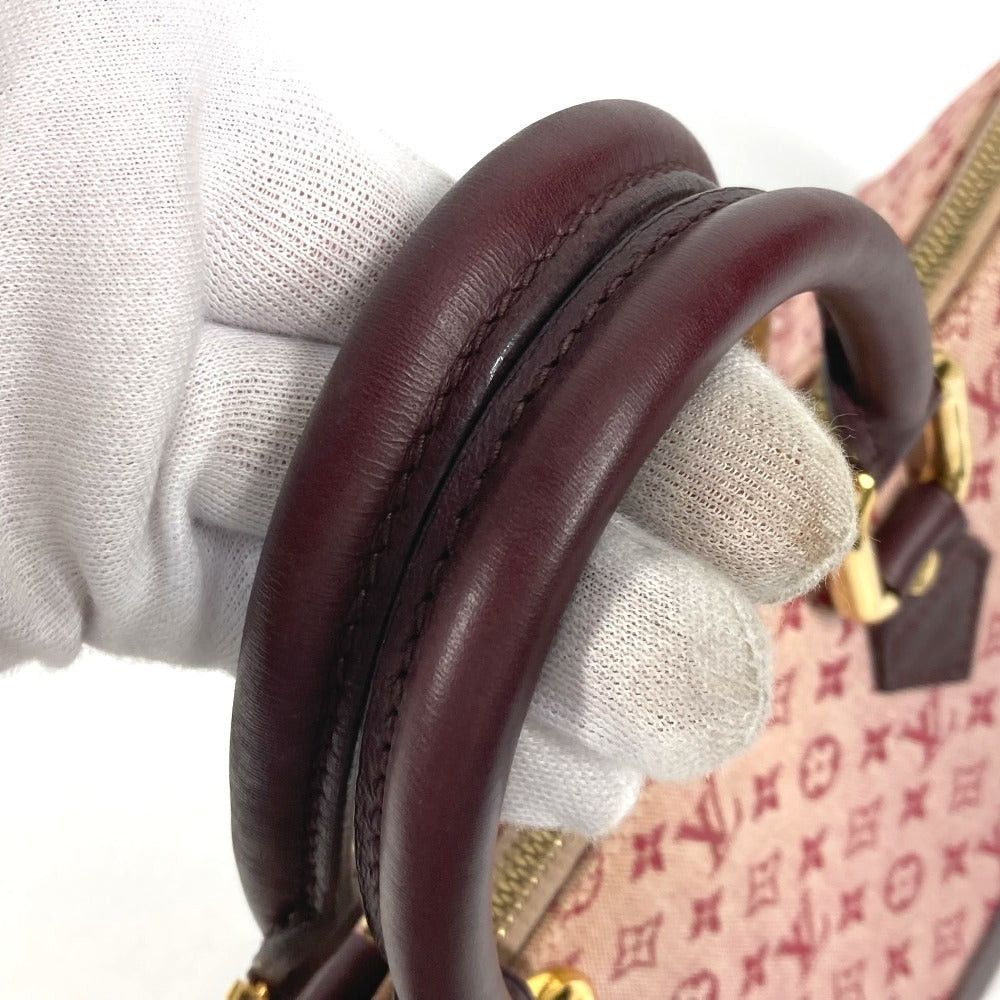 Louis Vuitton Louis Vuitton M92207 Monogram Mini Almarron Briefcase Tote Bag Handbag Canvas Women Three Red Size ONE SIZE - 6 Thumbnail