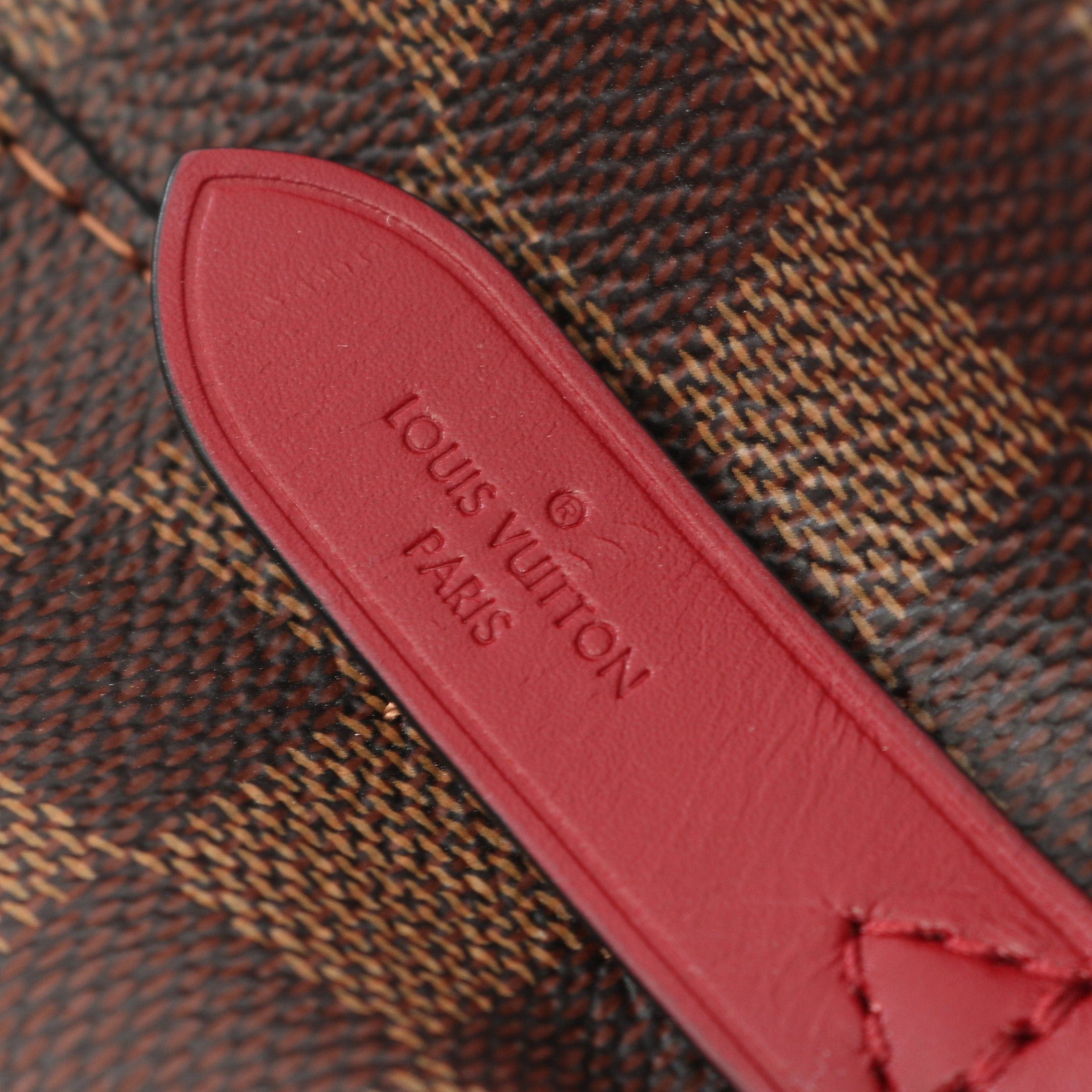 Louis Vuitton Louis Vuitton Neo Noe Damier Ebene Cherry Berry Shoulder Bag Leather Brown Burgundy Size ONE SIZE - 4 Thumbnail