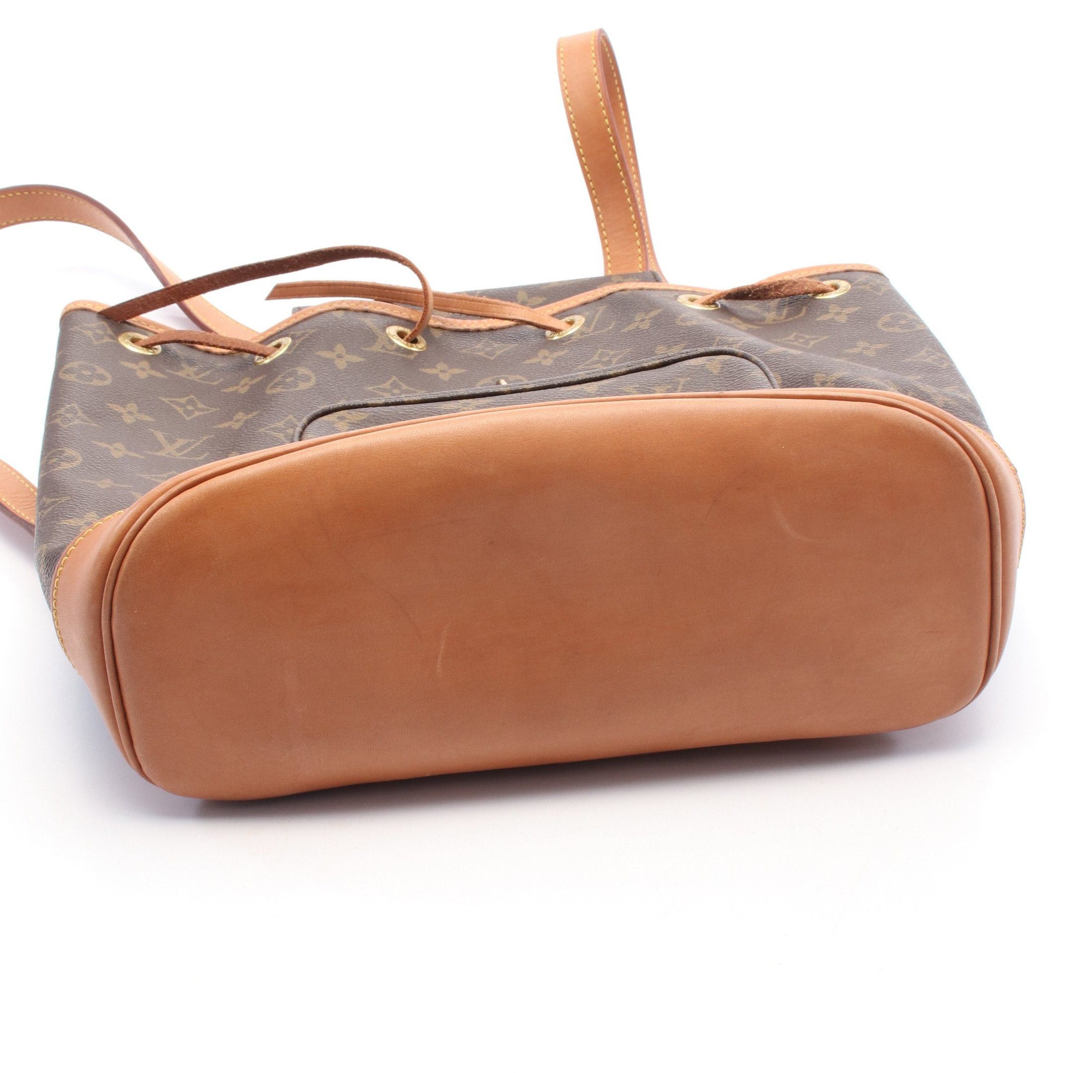Louis Vuitton Louis Vuitton Montsouris Mm Monogram Backpack Rucksack Leather Brown Size ONE SIZE - 6 Thumbnail