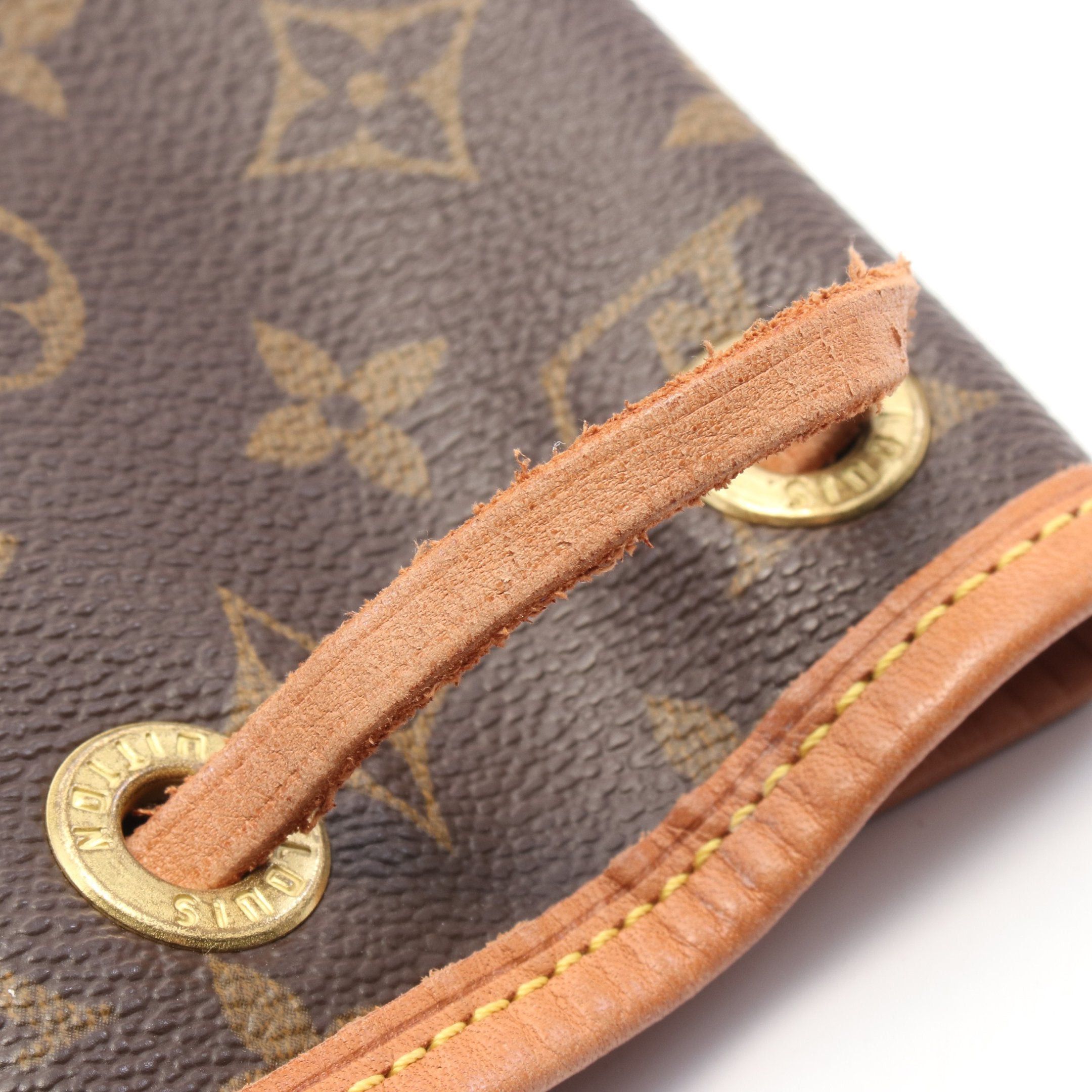 Louis Vuitton Louis Vuitton Montsouris Mm Monogram Backpack Rucksack Leather Brown Size ONE SIZE - 9 Thumbnail