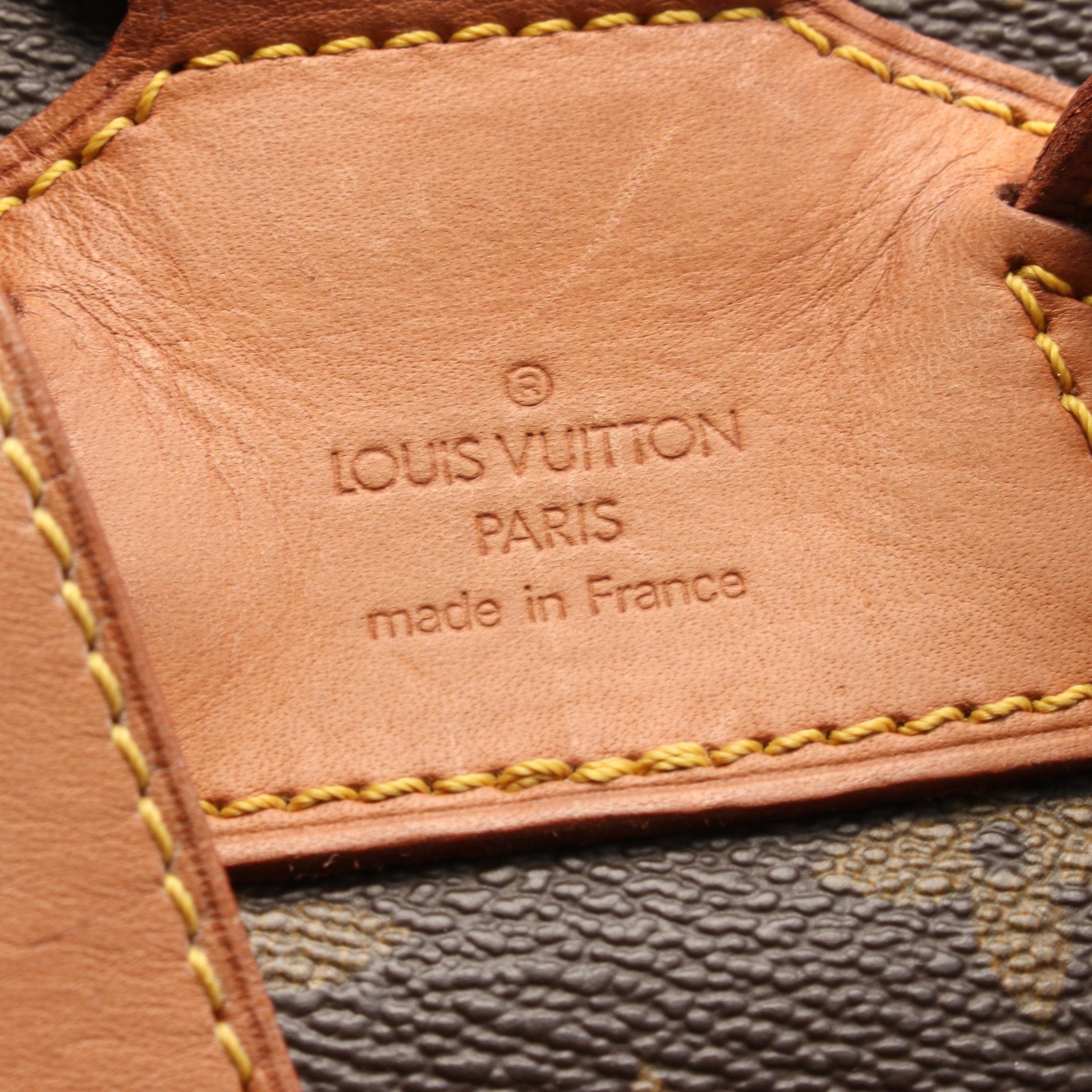 Louis Vuitton Louis Vuitton Montsouris Mm Monogram Backpack Rucksack Leather Brown Size ONE SIZE - 4 Thumbnail