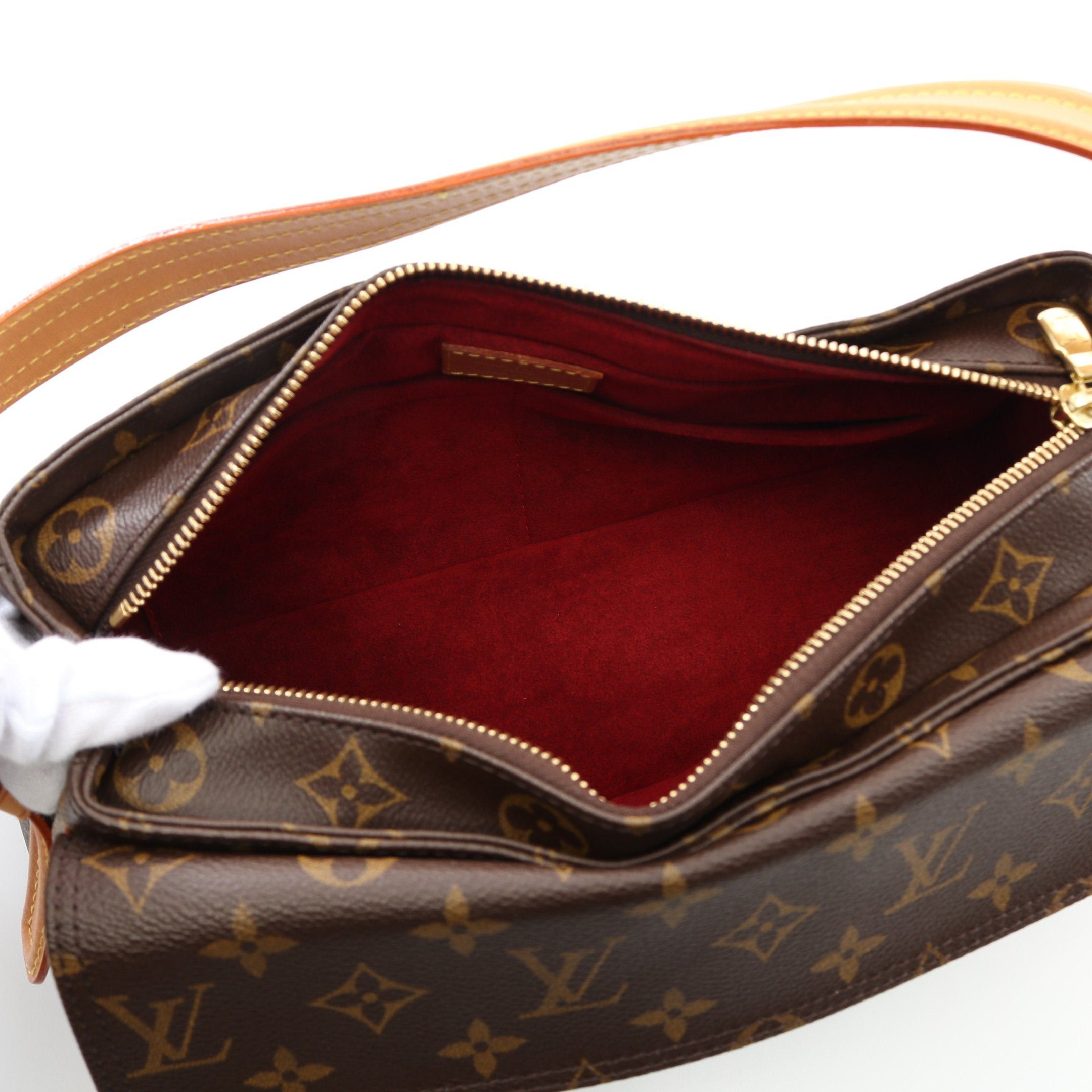 Louis Vuitton Louis Vuitton Vivacite Mm Monogram Shoulder Bag Leather Brown Size ONE SIZE - 3 Thumbnail