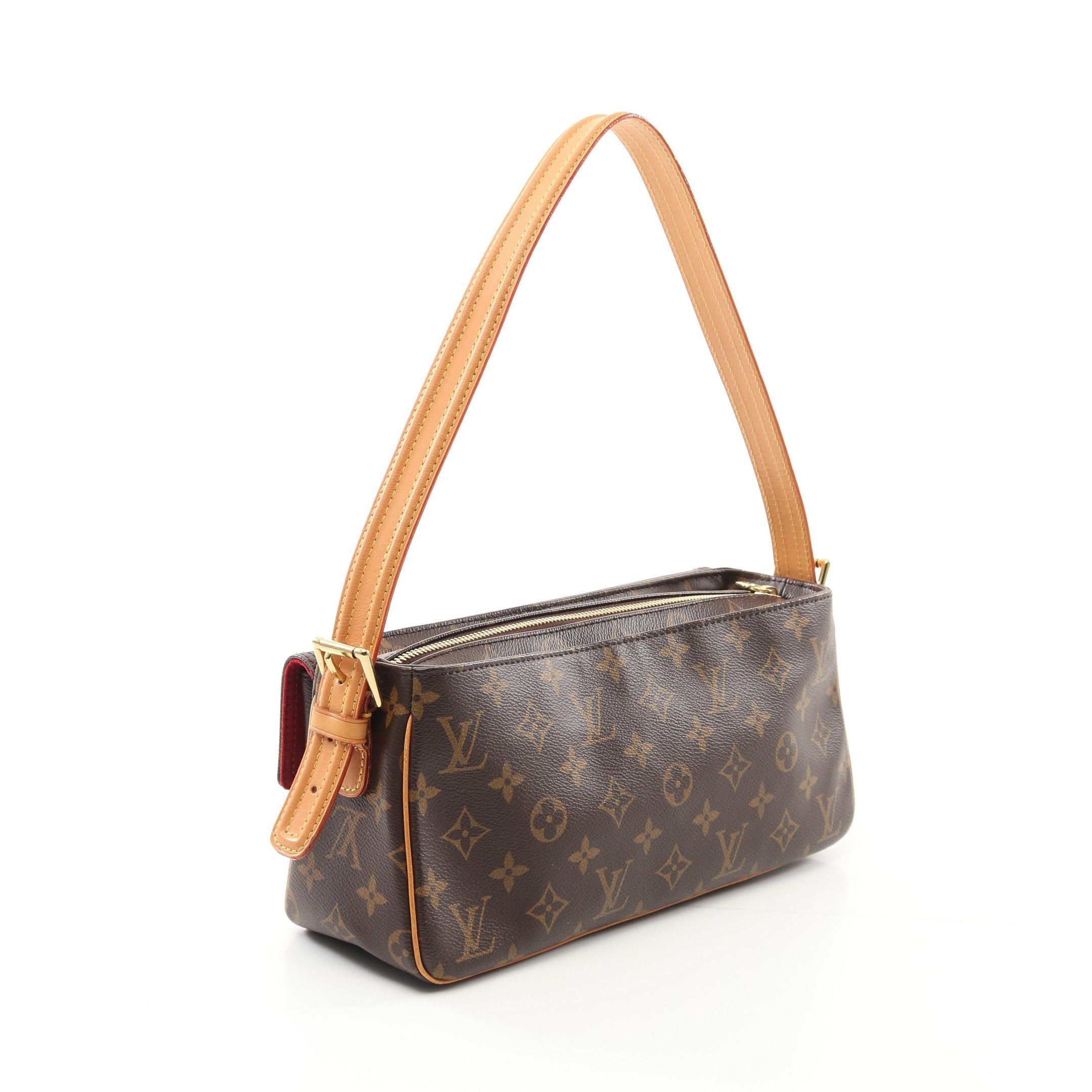 Louis Vuitton Louis Vuitton Vivacite Mm Monogram Shoulder Bag Leather Brown Size ONE SIZE - 2 Thumbnail