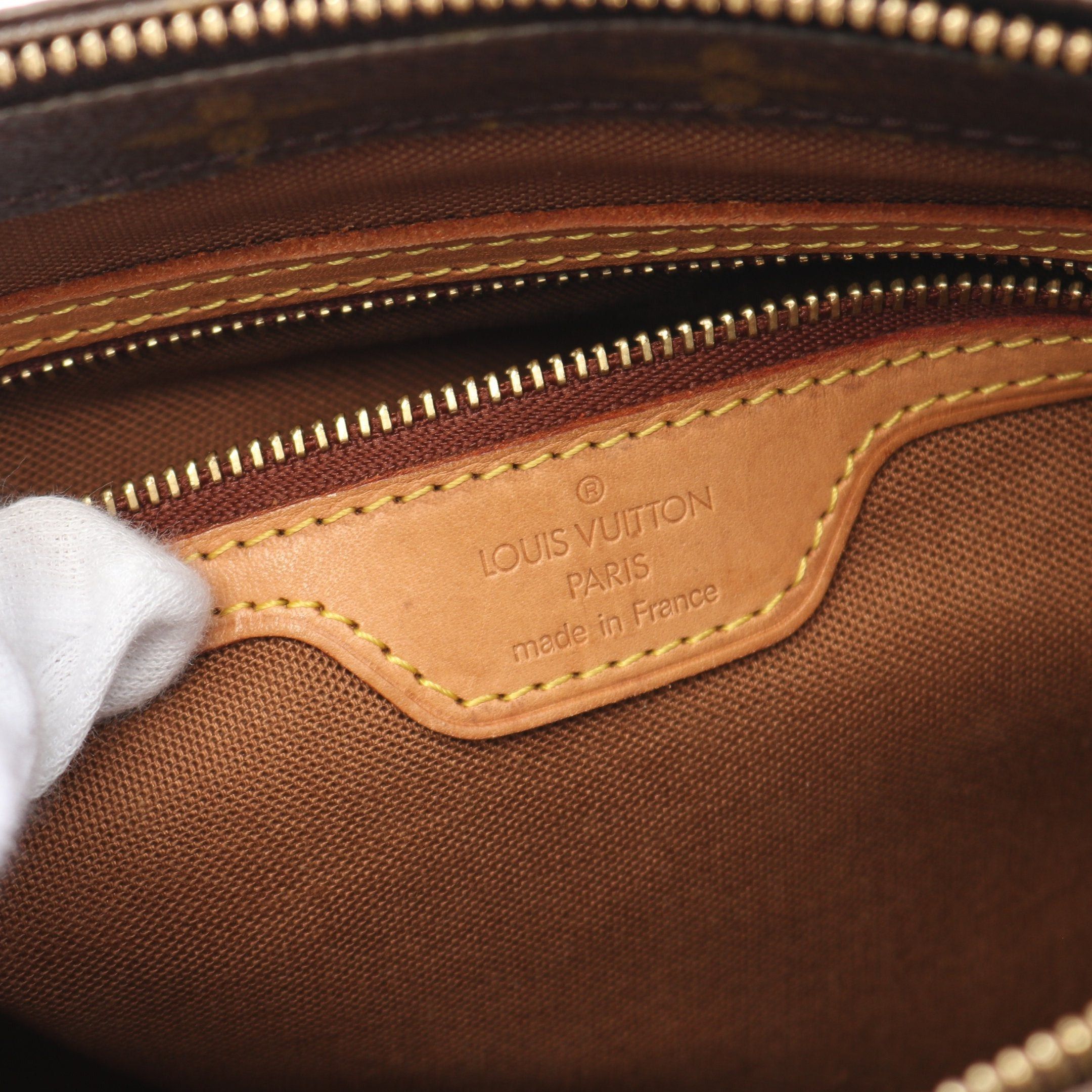 Louis Vuitton Louis Vuitton Cabas Piano Monogram Shoulder Bag Leather Brown Size ONE SIZE - 4 Thumbnail