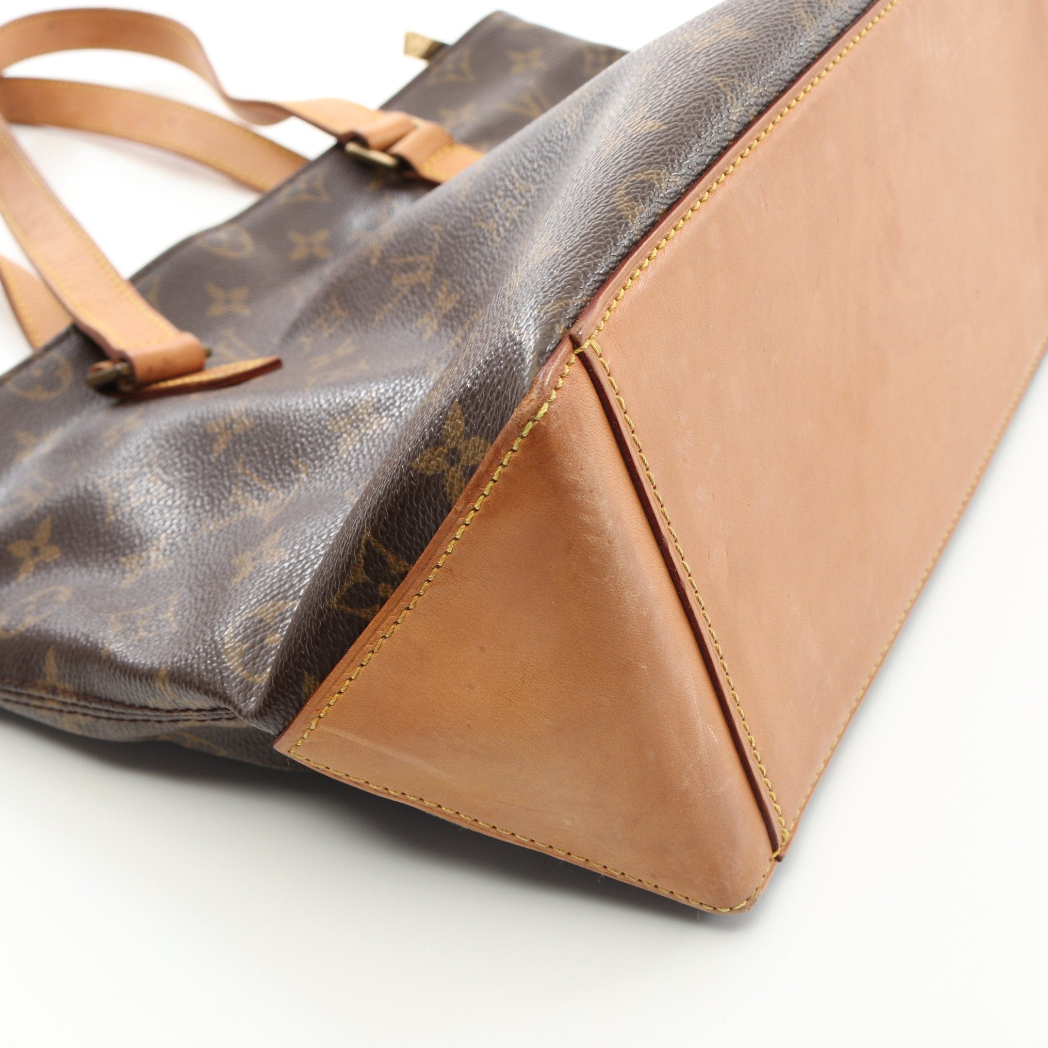 Louis Vuitton Louis Vuitton Cabas Piano Monogram Shoulder Bag Leather Brown Size ONE SIZE - 8 Thumbnail