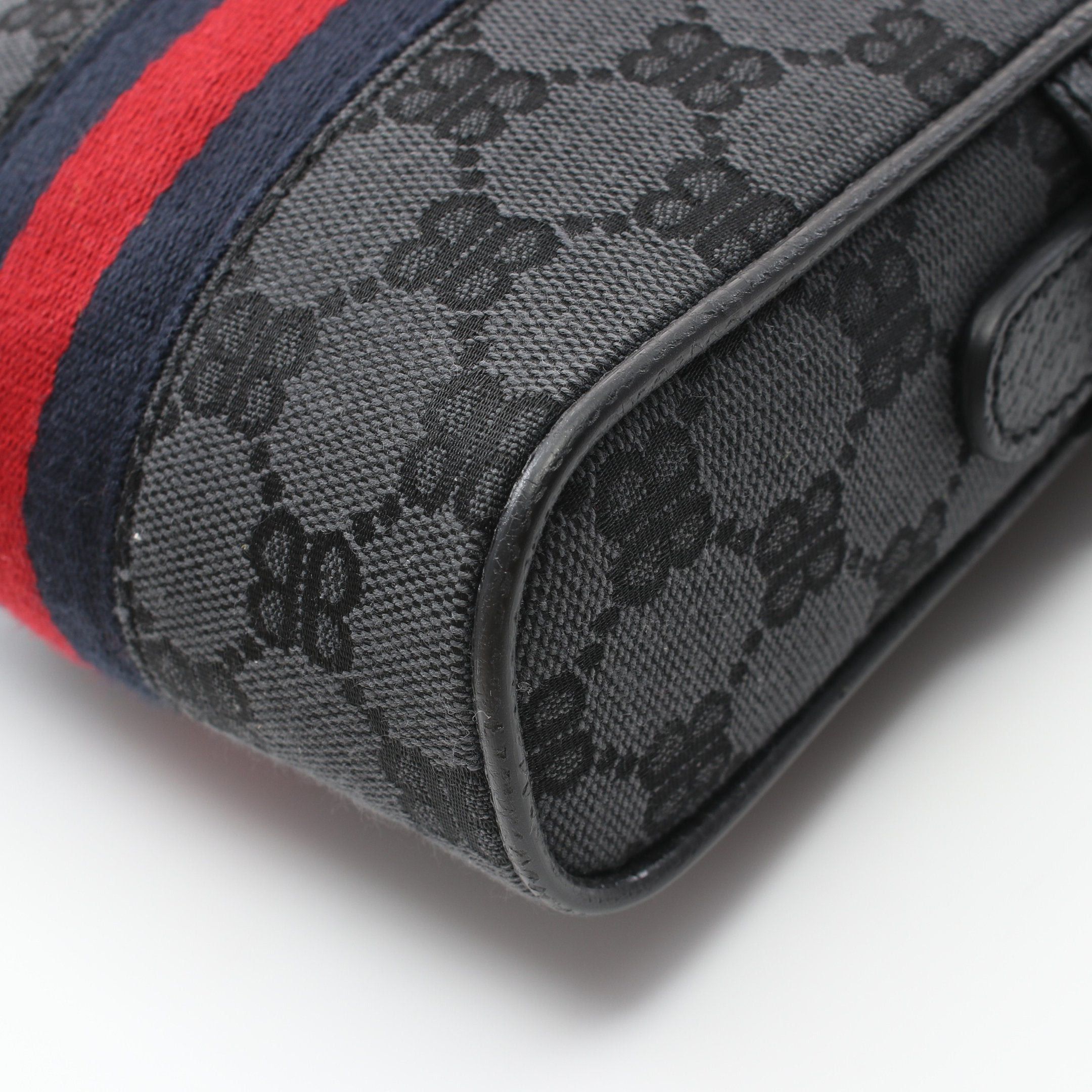 Balenciaga Balenciaga Balenciaga * Gucci Hacker Project Shoulder Bag Canvas Leather Black Multicolor Size ONE SIZE - 6 Thumbnail