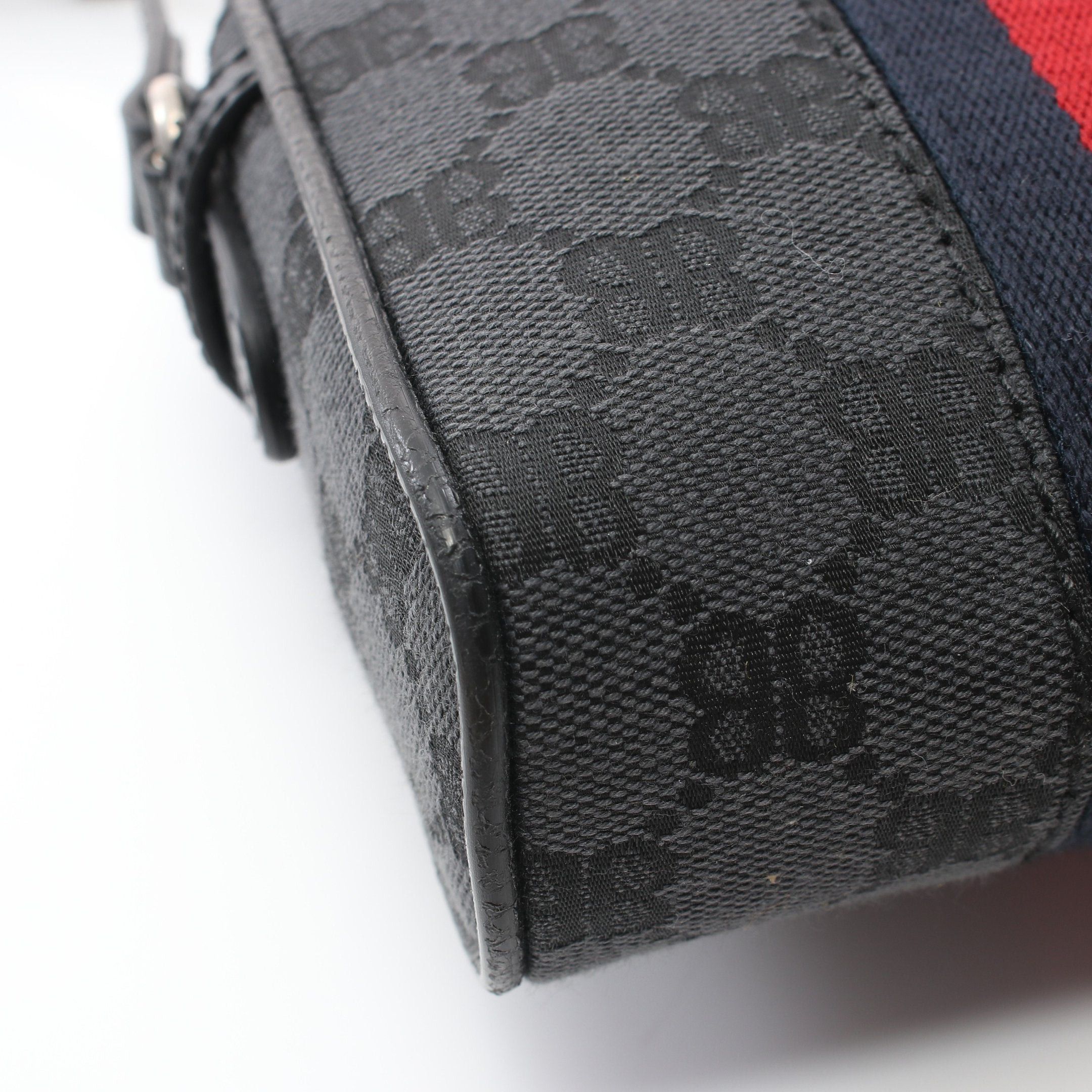 Balenciaga Balenciaga Balenciaga * Gucci Hacker Project Shoulder Bag Canvas Leather Black Multicolor Size ONE SIZE - 7 Thumbnail