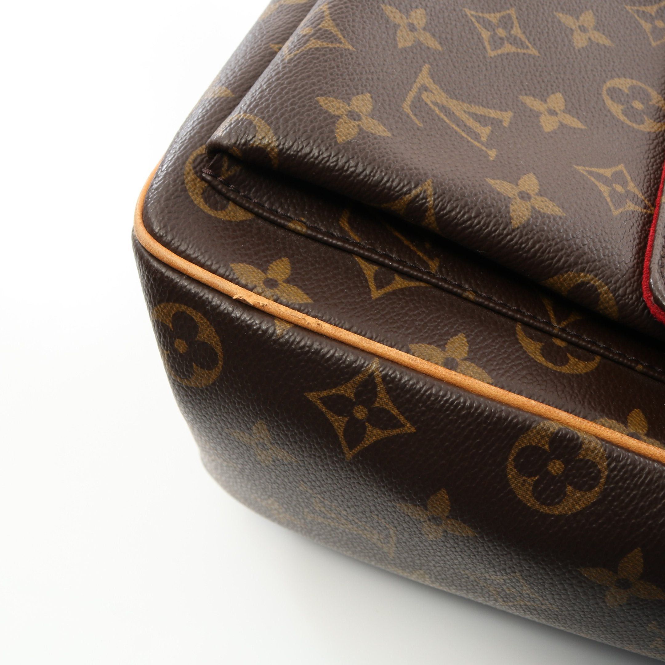 Louis Vuitton Louis Vuitton Multi-Priest Monogram Handbag Leather Brown Size ONE SIZE - 8 Thumbnail