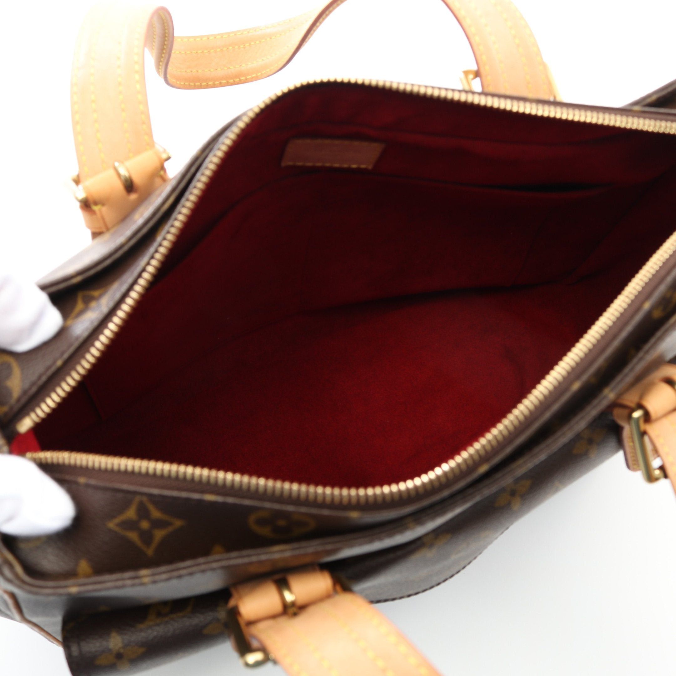 Louis Vuitton Louis Vuitton Multi-Priest Monogram Handbag Leather Brown Size ONE SIZE - 3 Thumbnail
