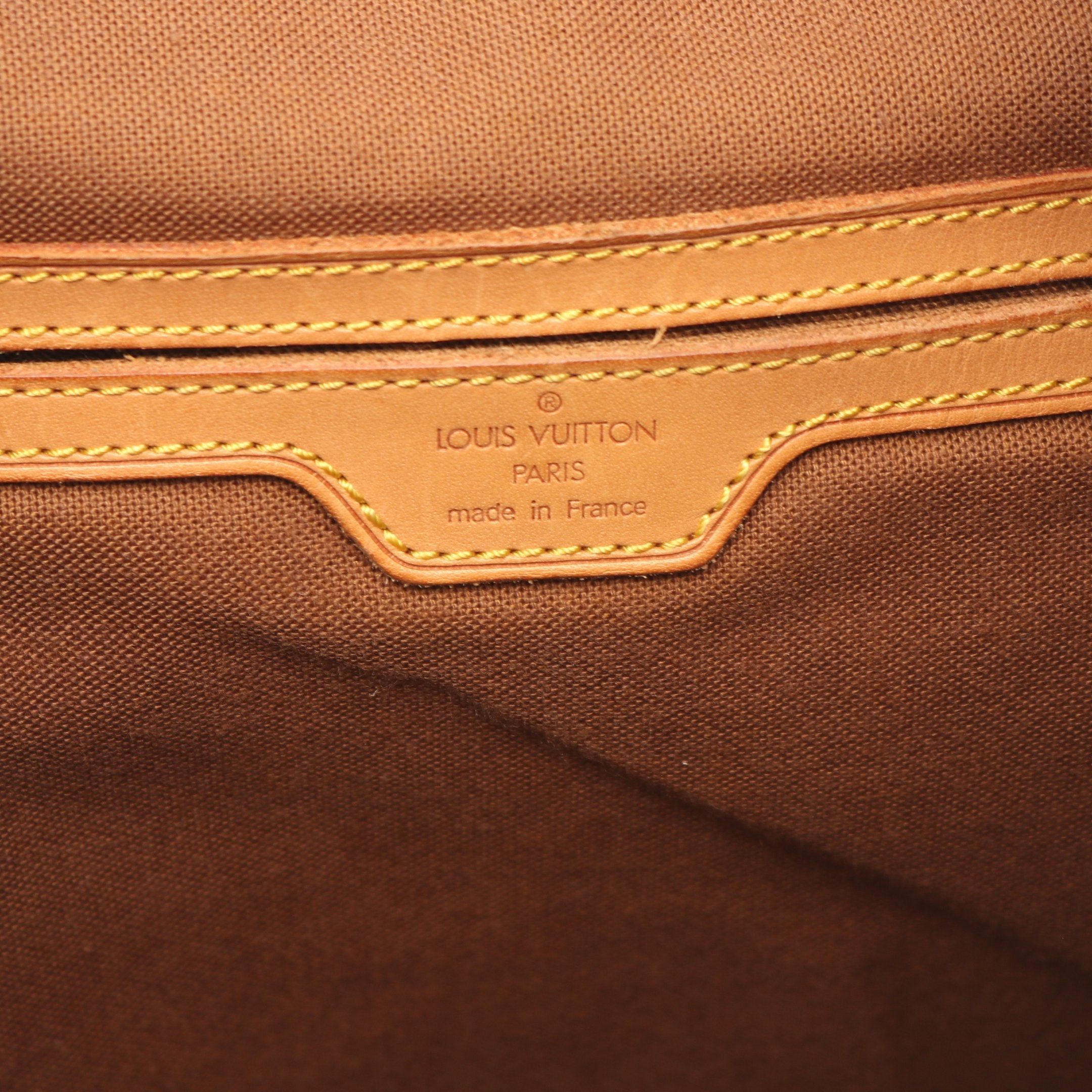 Louis Vuitton Louis Vuitton Montsouris Gm Monogram Backpack Rucksack Leather Brown Size ONE SIZE - 4 Thumbnail