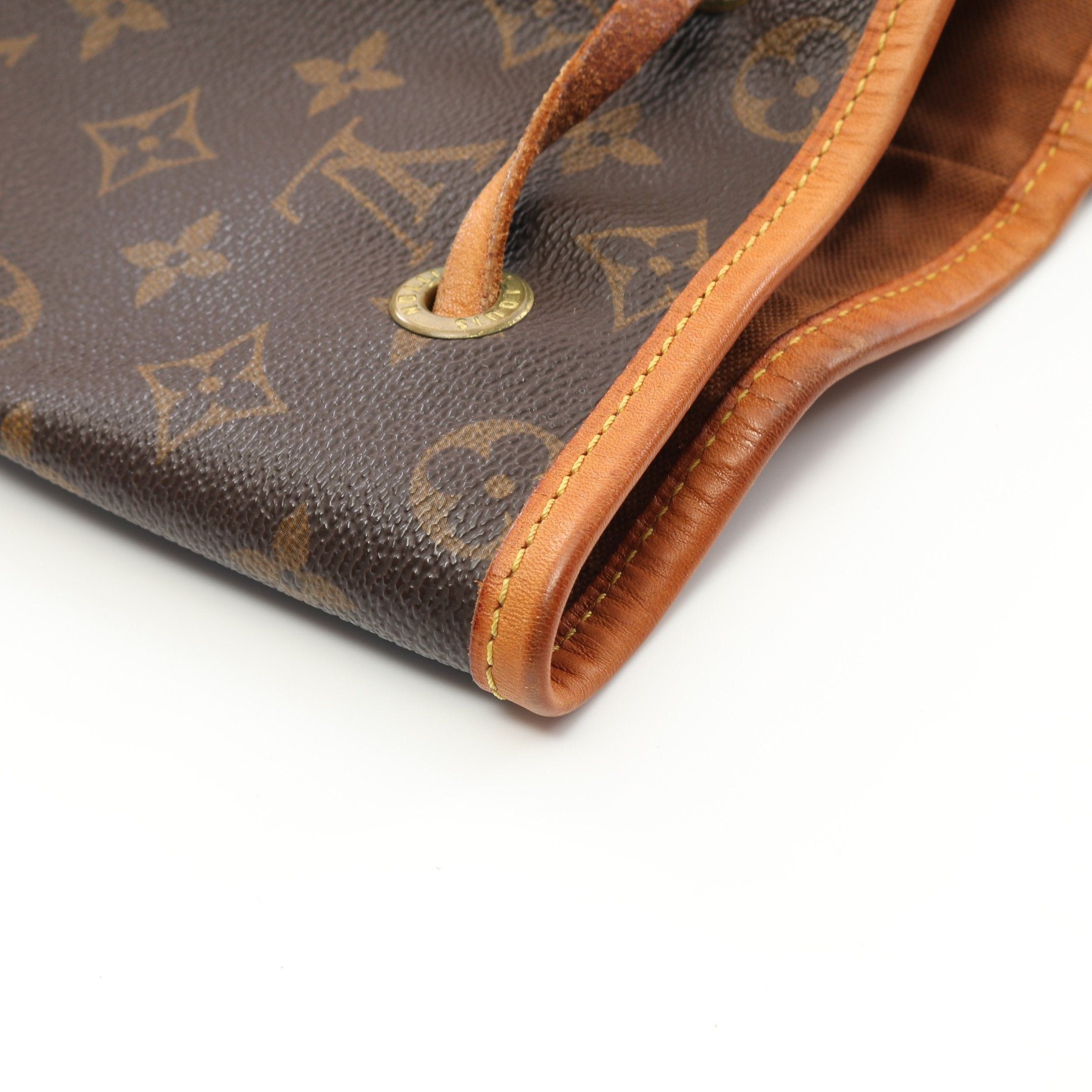 Louis Vuitton Louis Vuitton Montsouris Gm Monogram Backpack Rucksack Leather Brown Size ONE SIZE - 9 Thumbnail