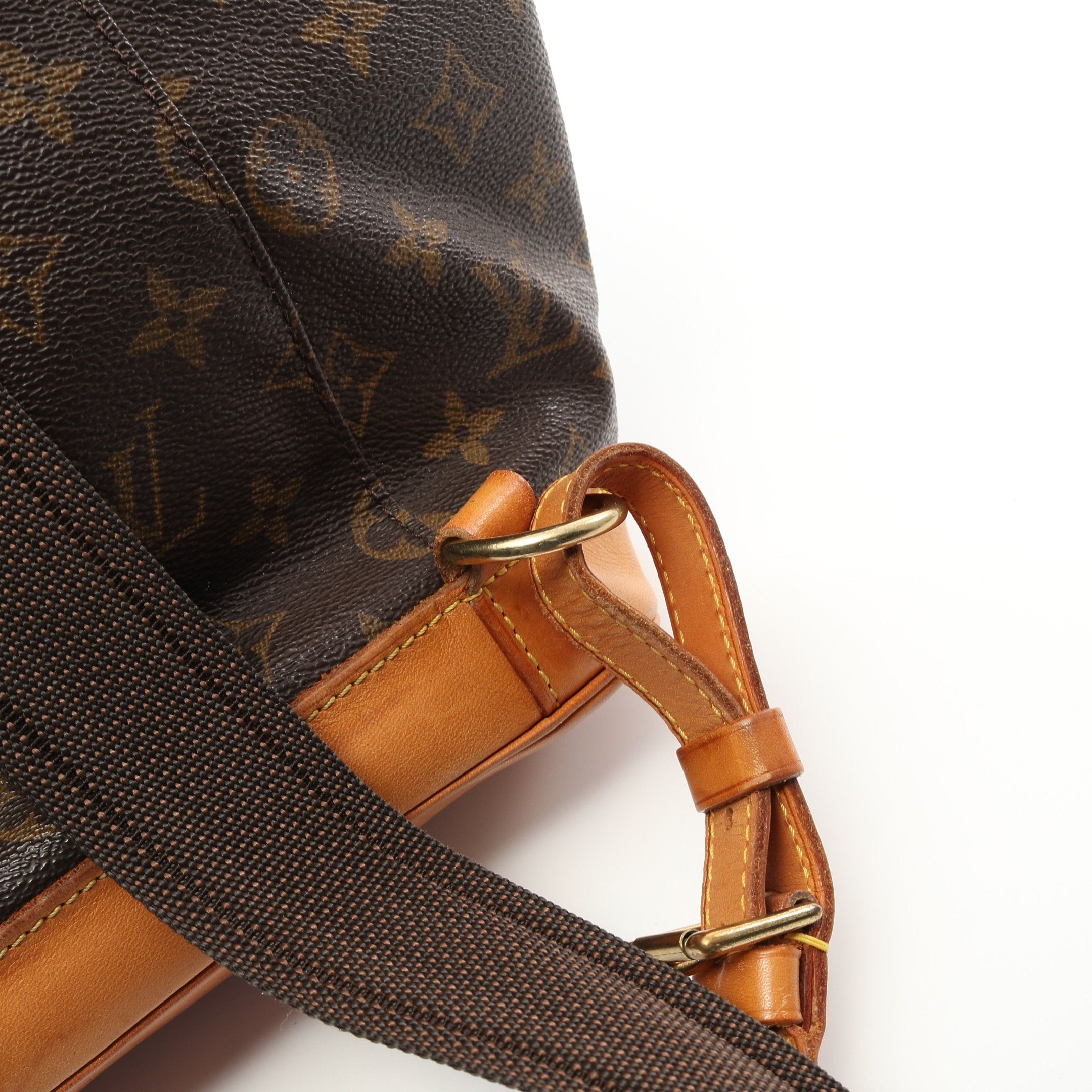 Louis Vuitton Louis Vuitton Montsouris Gm Monogram Backpack Rucksack Leather Brown Size ONE SIZE - 10 Thumbnail