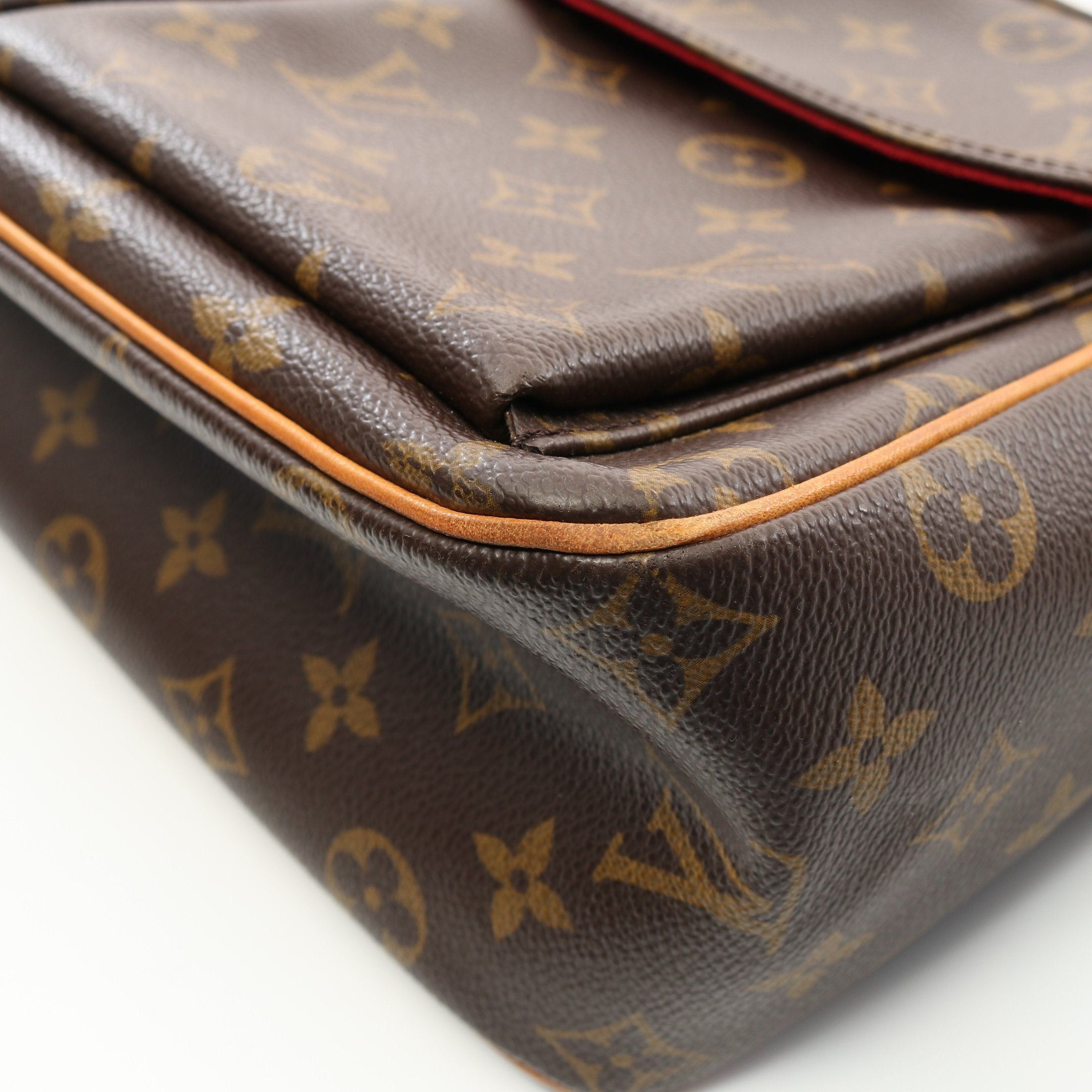 Louis Vuitton Louis Vuitton Vivacite Gm Monogram Shoulder Bag Leather Brown Size ONE SIZE - 9 Thumbnail