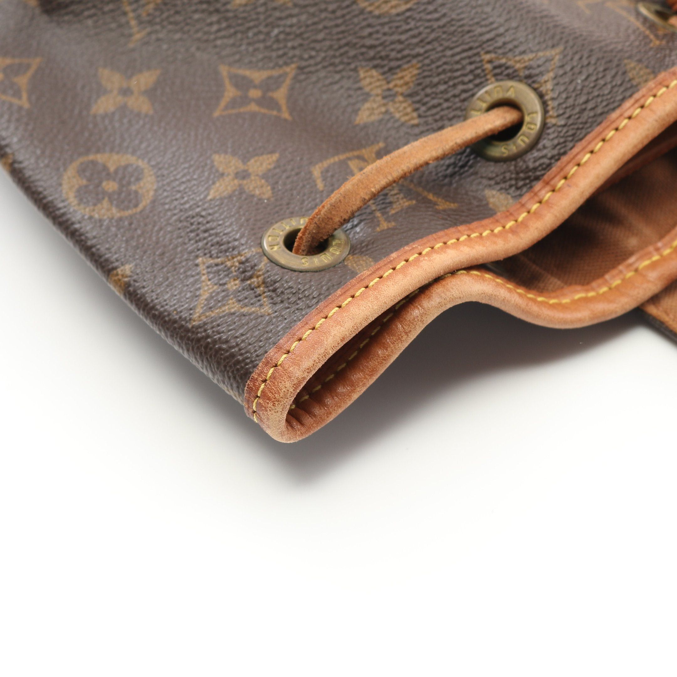 Louis Vuitton Louis Vuitton Montsouris Mm Monogram Backpack Rucksack Leather Brown Size ONE SIZE - 6 Thumbnail