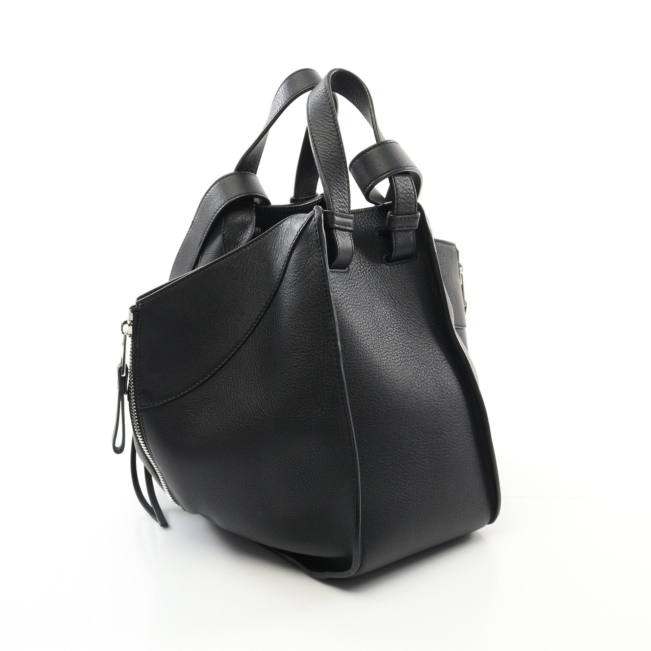 Loewe Loewe Hammock Small Handbag Leather Black Size ONE SIZE - 2 Thumbnail