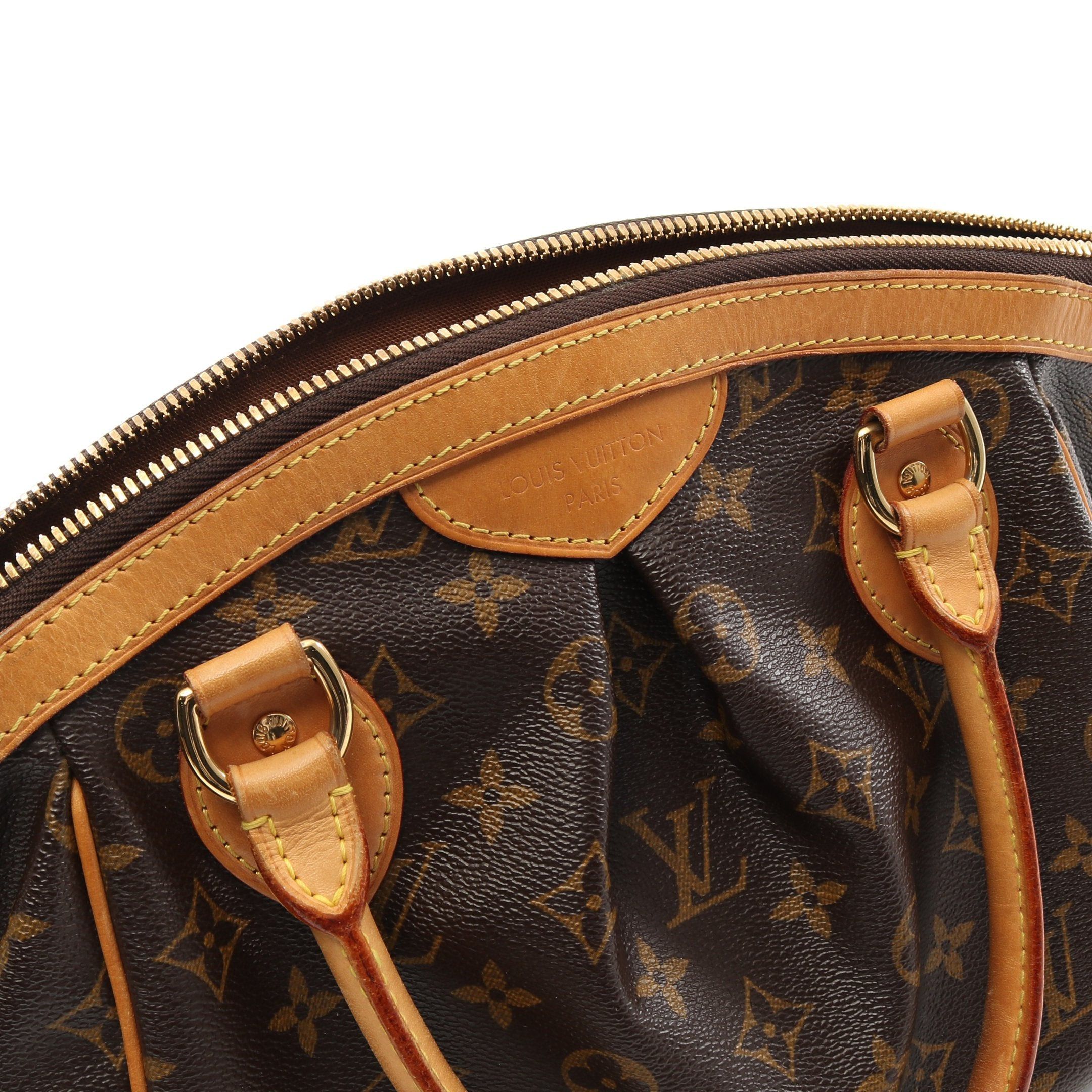 Louis Vuitton Louis Vuitton Tivoli Pm Monogram Handbag Leather Brown Size ONE SIZE - 9 Thumbnail