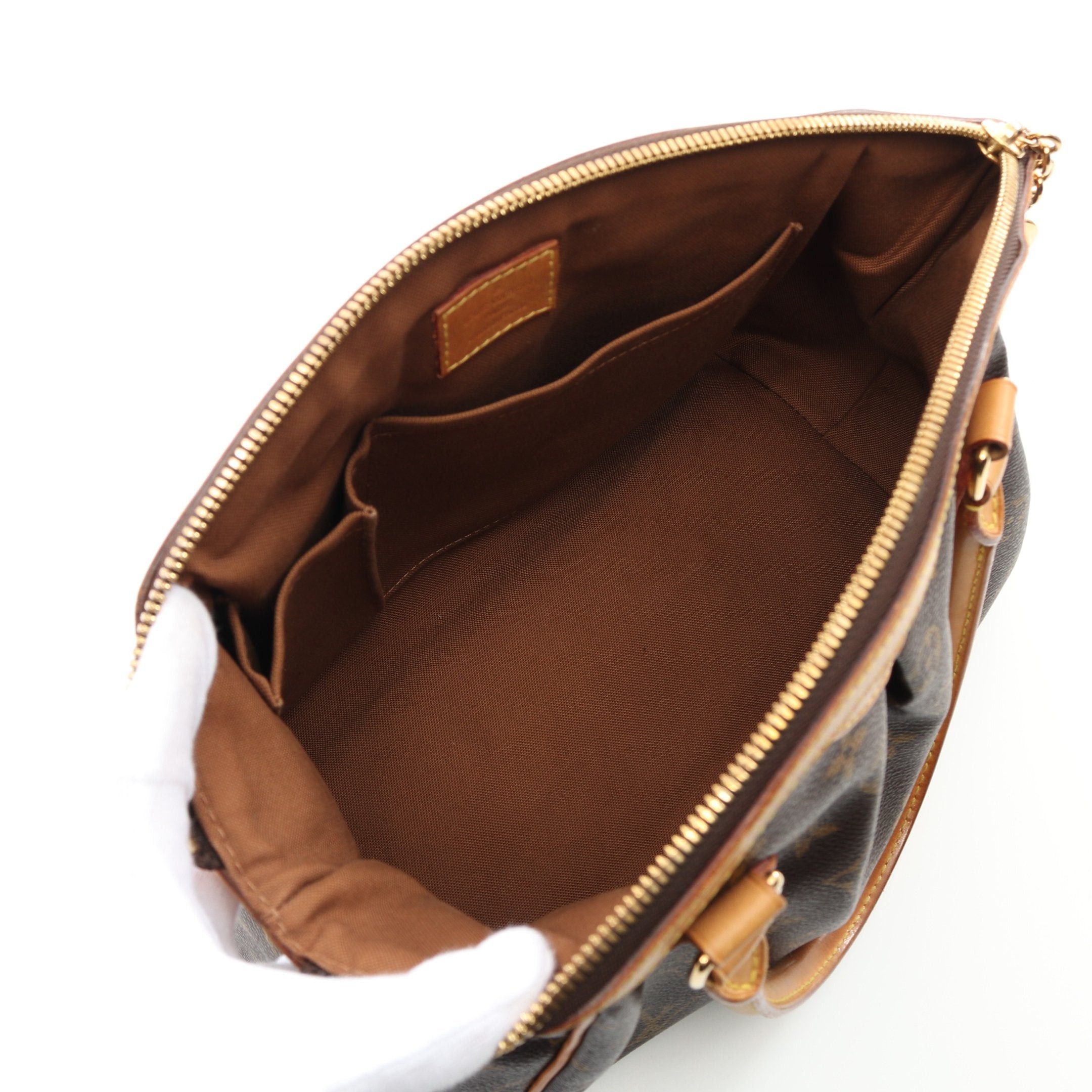 Louis Vuitton Louis Vuitton Tivoli Pm Monogram Handbag Leather Brown Size ONE SIZE - 3 Thumbnail
