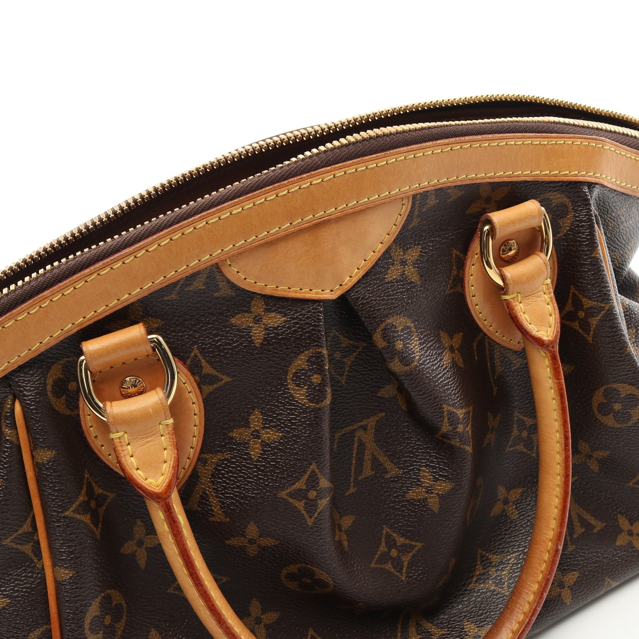Louis Vuitton Louis Vuitton Tivoli Pm Monogram Handbag Leather Brown Size ONE SIZE - 10 Thumbnail