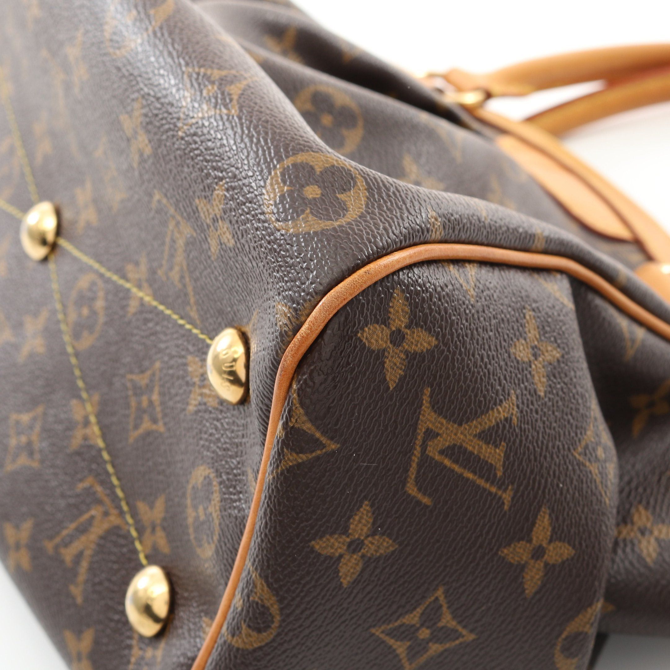 Louis Vuitton Louis Vuitton Tivoli Pm Monogram Handbag Leather Brown Size ONE SIZE - 7 Thumbnail