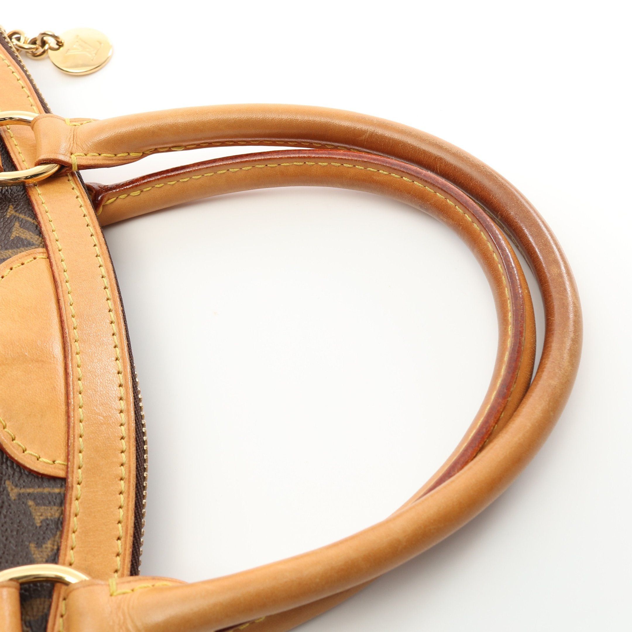 Louis Vuitton Louis Vuitton Tivoli Pm Monogram Handbag Leather Brown Size ONE SIZE - 6 Thumbnail