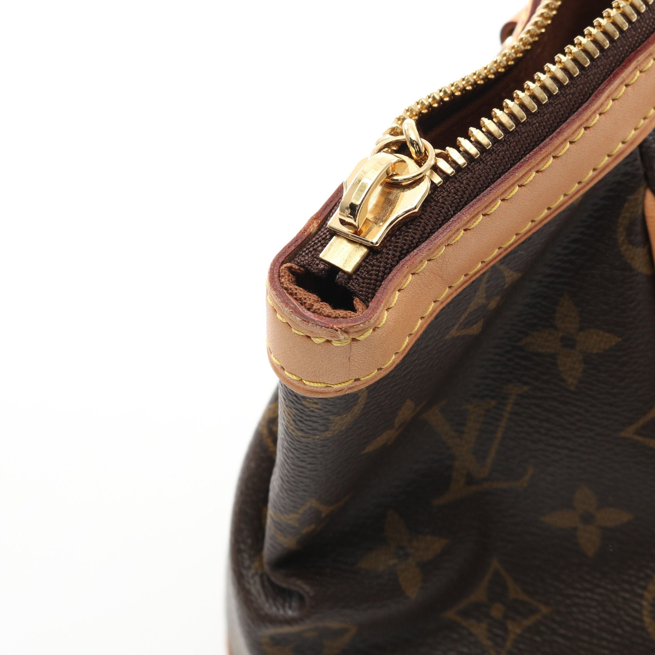 Louis Vuitton Louis Vuitton Tivoli Pm Monogram Handbag Leather Brown Size ONE SIZE - 8 Thumbnail