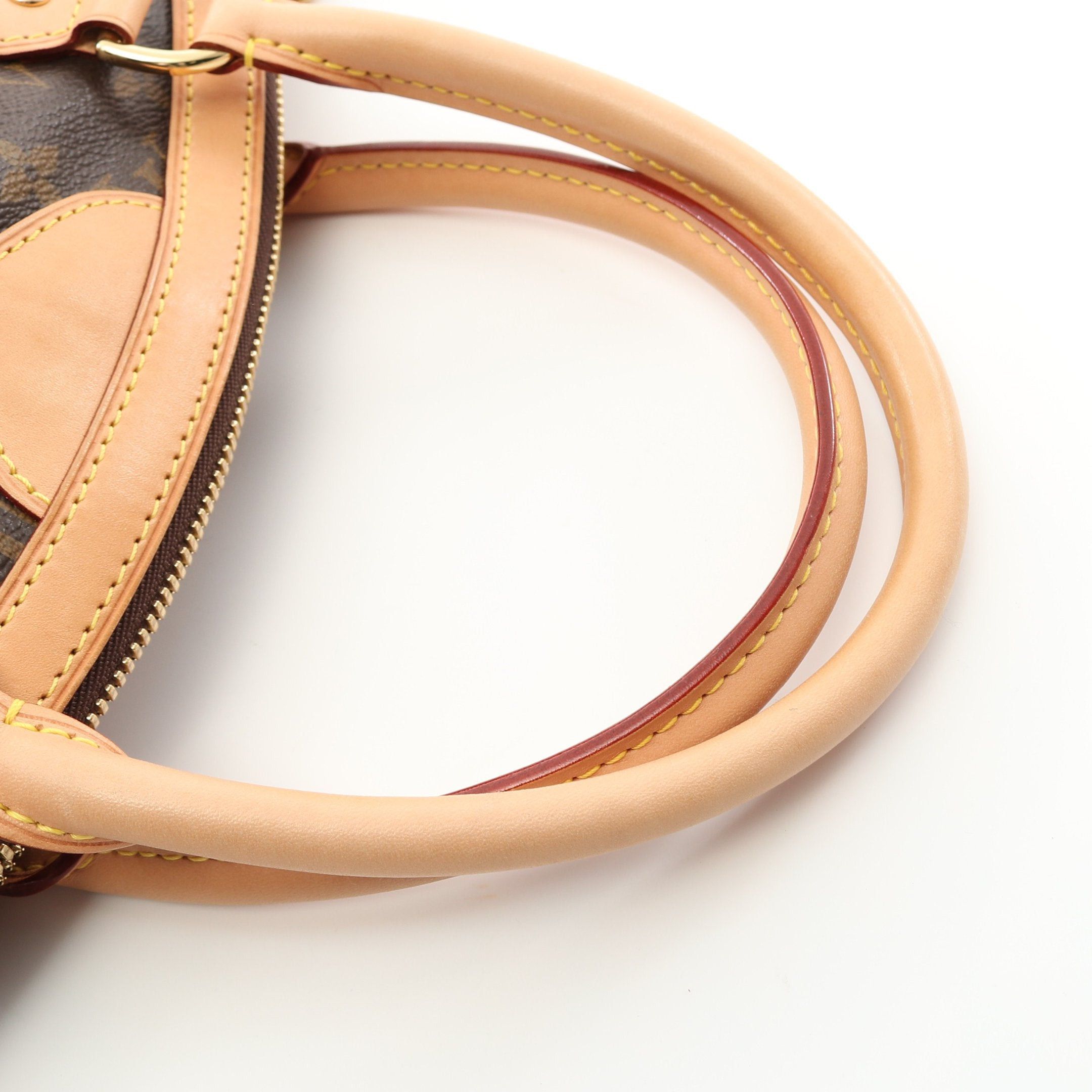Louis Vuitton Louis Vuitton Tivoli Pm Monogram Handbag Leather Brown Size ONE SIZE - 6 Thumbnail