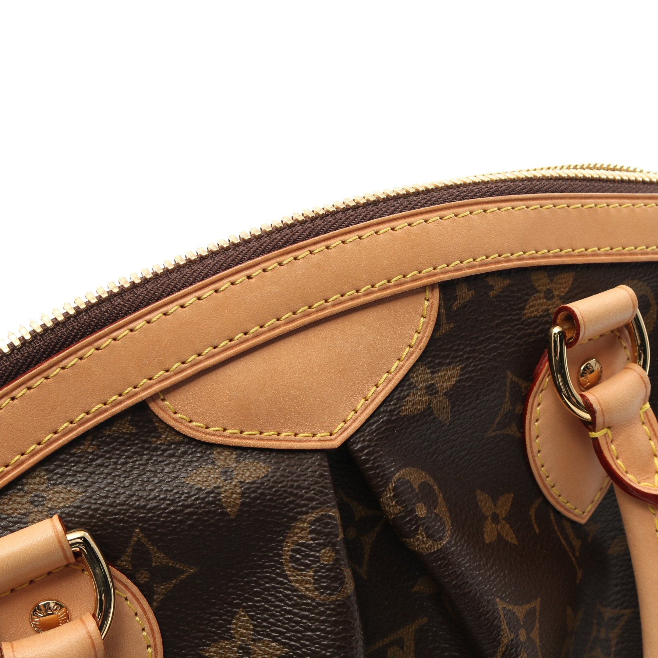 Louis Vuitton Louis Vuitton Tivoli Pm Monogram Handbag Leather Brown Size ONE SIZE - 9 Thumbnail
