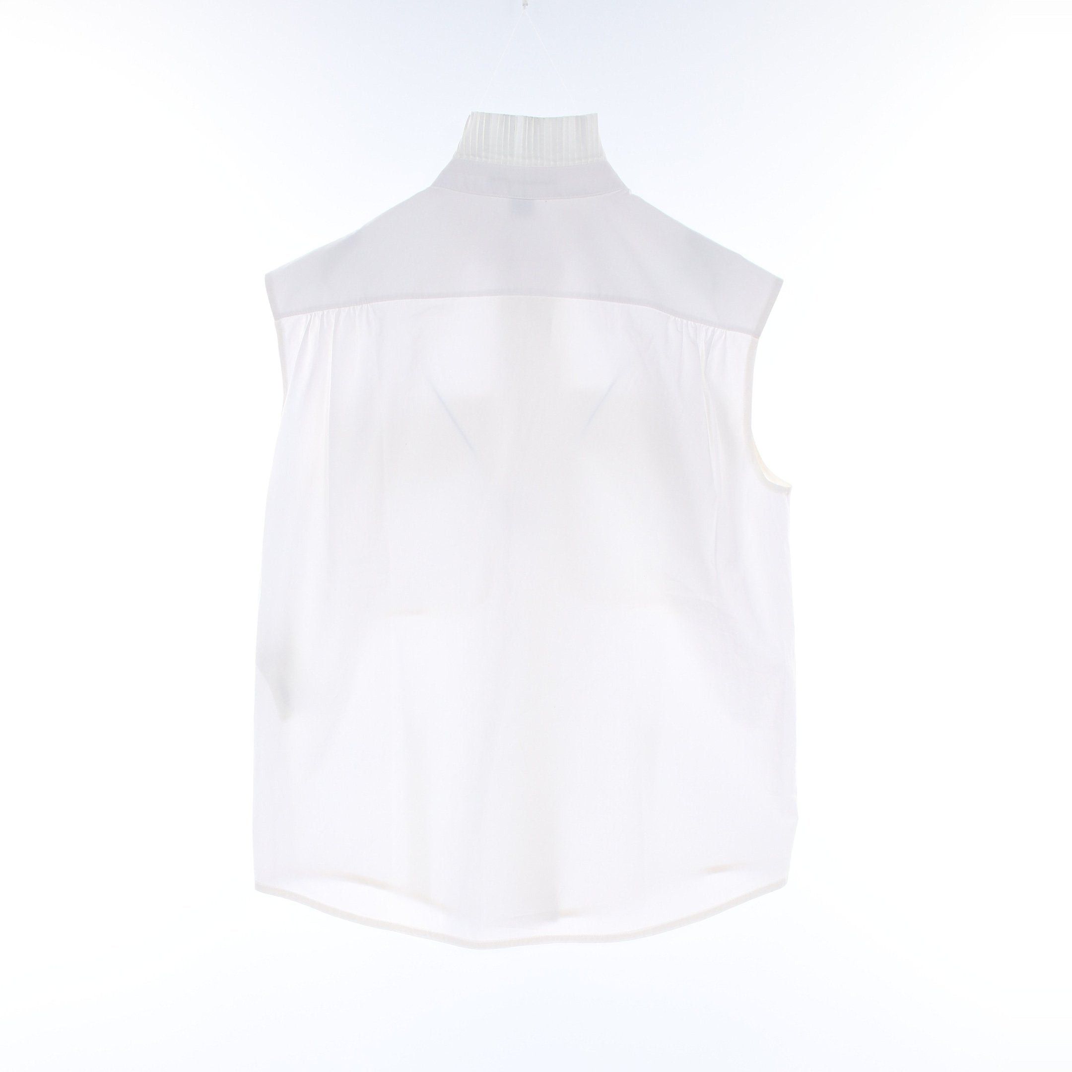 Louis Vuitton Louis Vuitton Blouse No Sleeve Embroidery Cotton Off White Size ONE SIZE - 2 Thumbnail