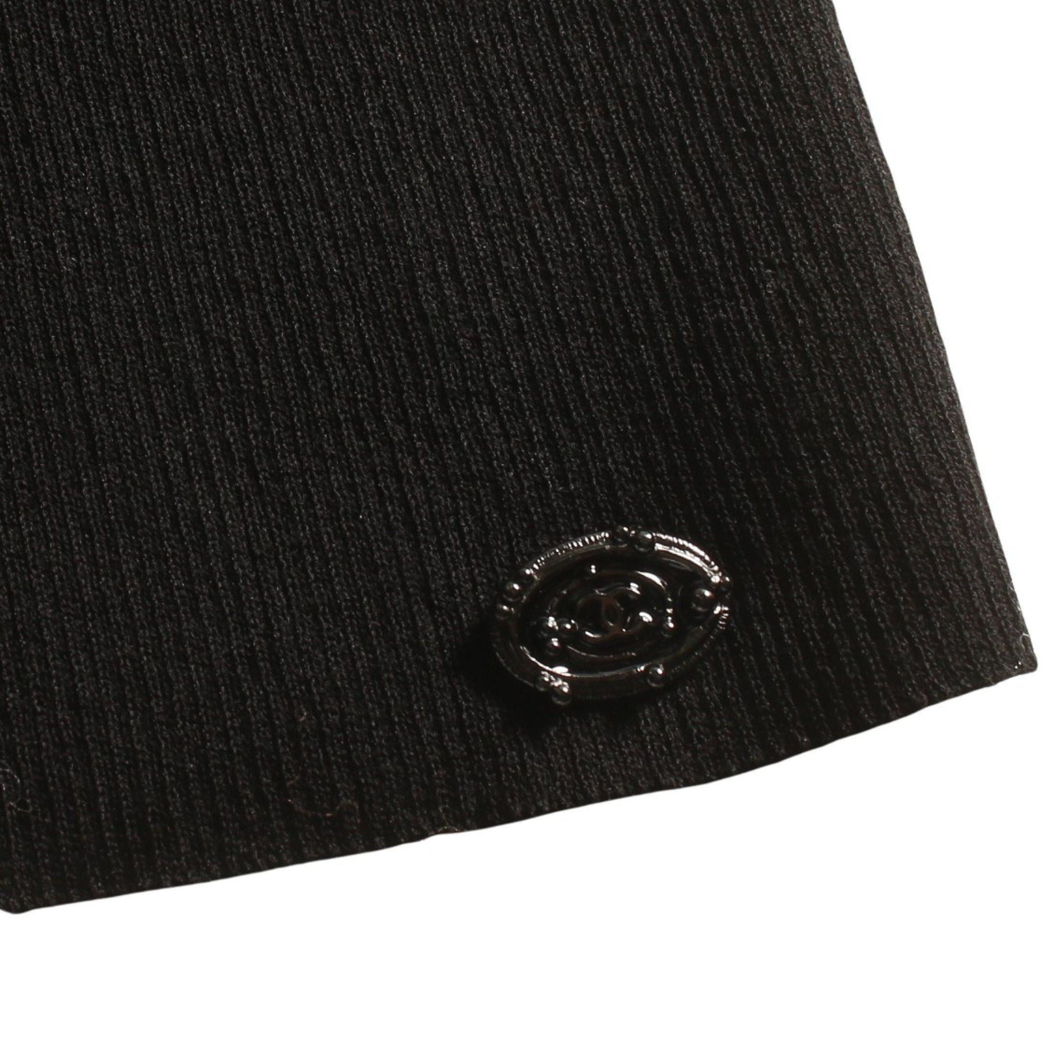 Chanel Chanel Cut And Sew Cotton Nylon Black Ribbon 09P Size ONE SIZE - 8 Thumbnail
