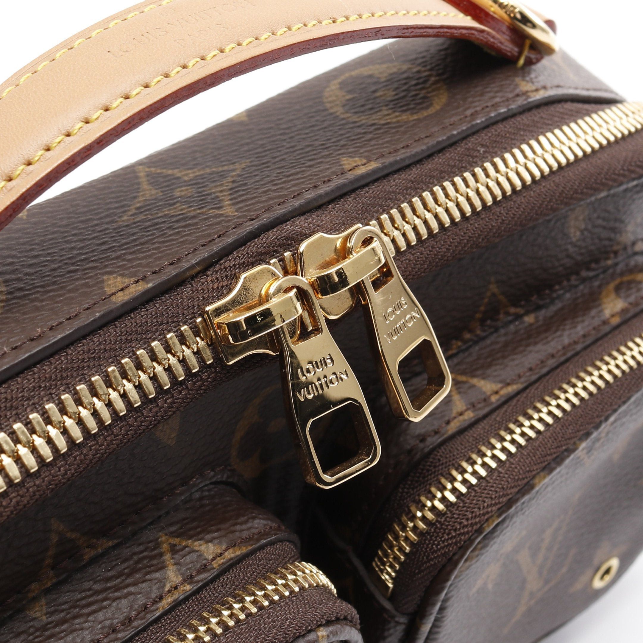 Louis Vuitton Louis Vuitton Utility Crossbody Monogram Handbag Leather Brown Size ONE SIZE - 7 Thumbnail