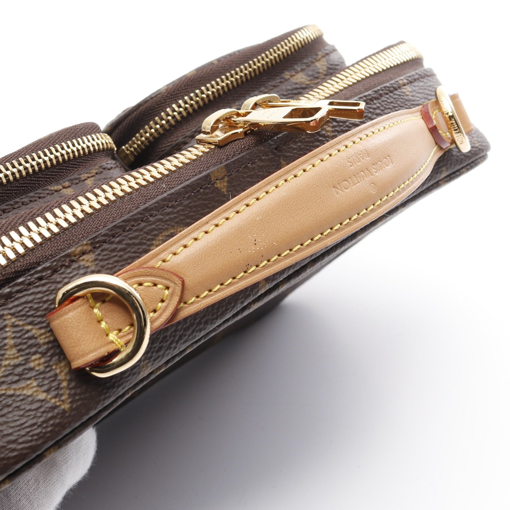 Louis Vuitton Louis Vuitton Utility Crossbody Monogram Handbag Leather Brown Size ONE SIZE - 6 Thumbnail
