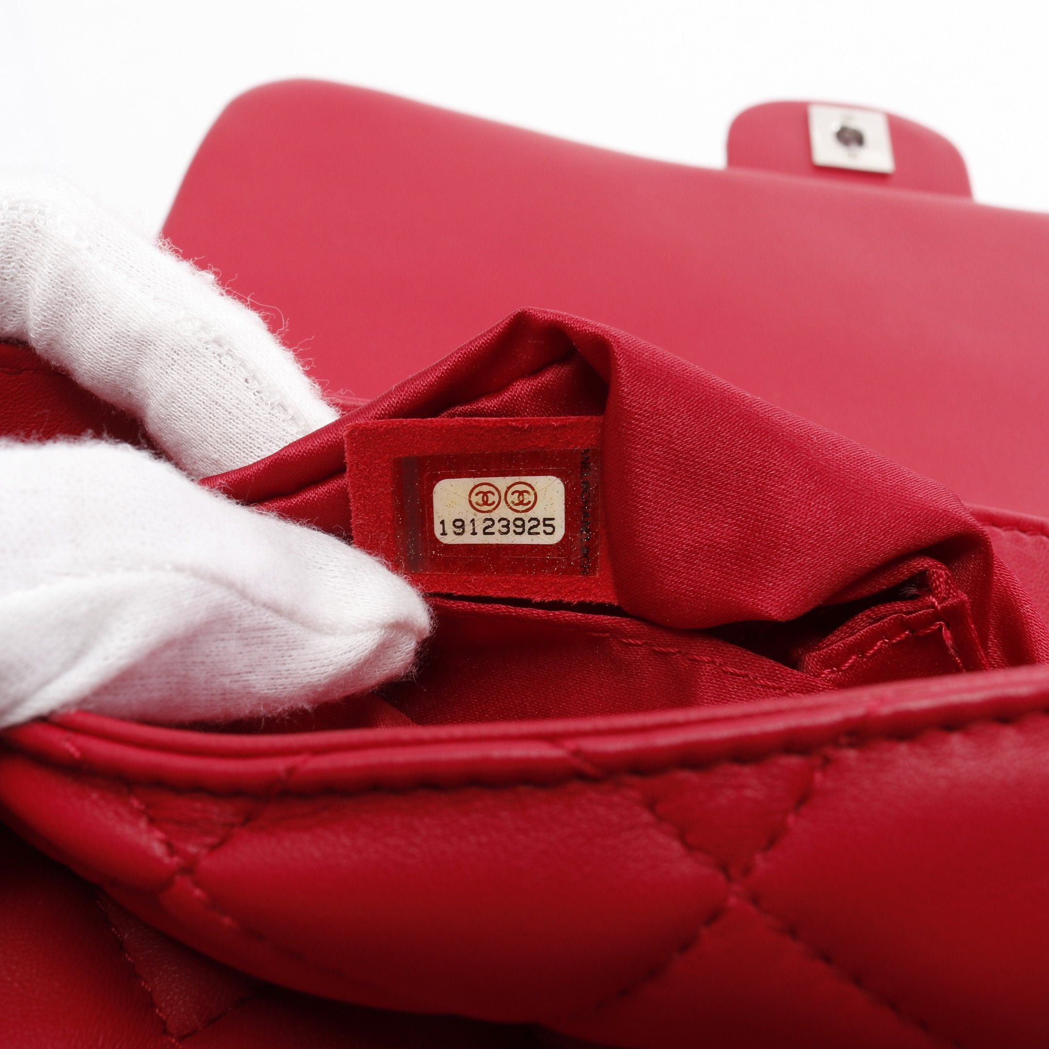Chanel Chanel Matelasse Double Chain Shoulder Bag Lambskin Pink Red Silver Hardware Size ONE SIZE - 5 Thumbnail