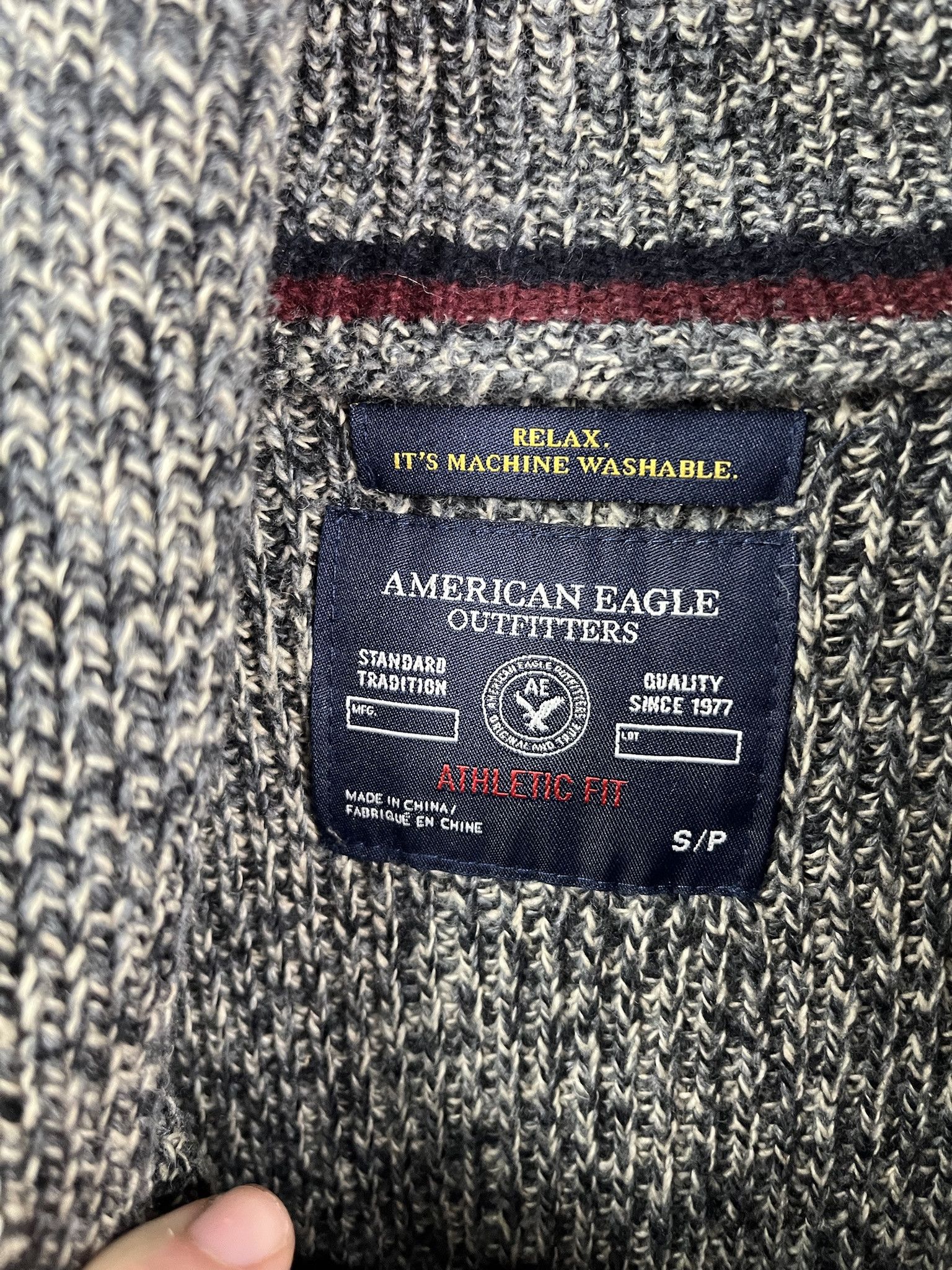 Other Vintage Y2K Sweater American Eagle Heather Knit Cowl Neck Knit Sweater SIze S Size US S / EU 44-46 / 1 - 2 Thumbnail
