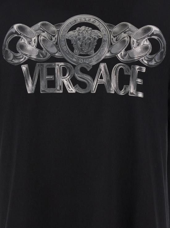 Versace VERSACE Men Tops 10133021A134052B510 Black Size US XL / EU 56 / 4 - 3 Thumbnail
