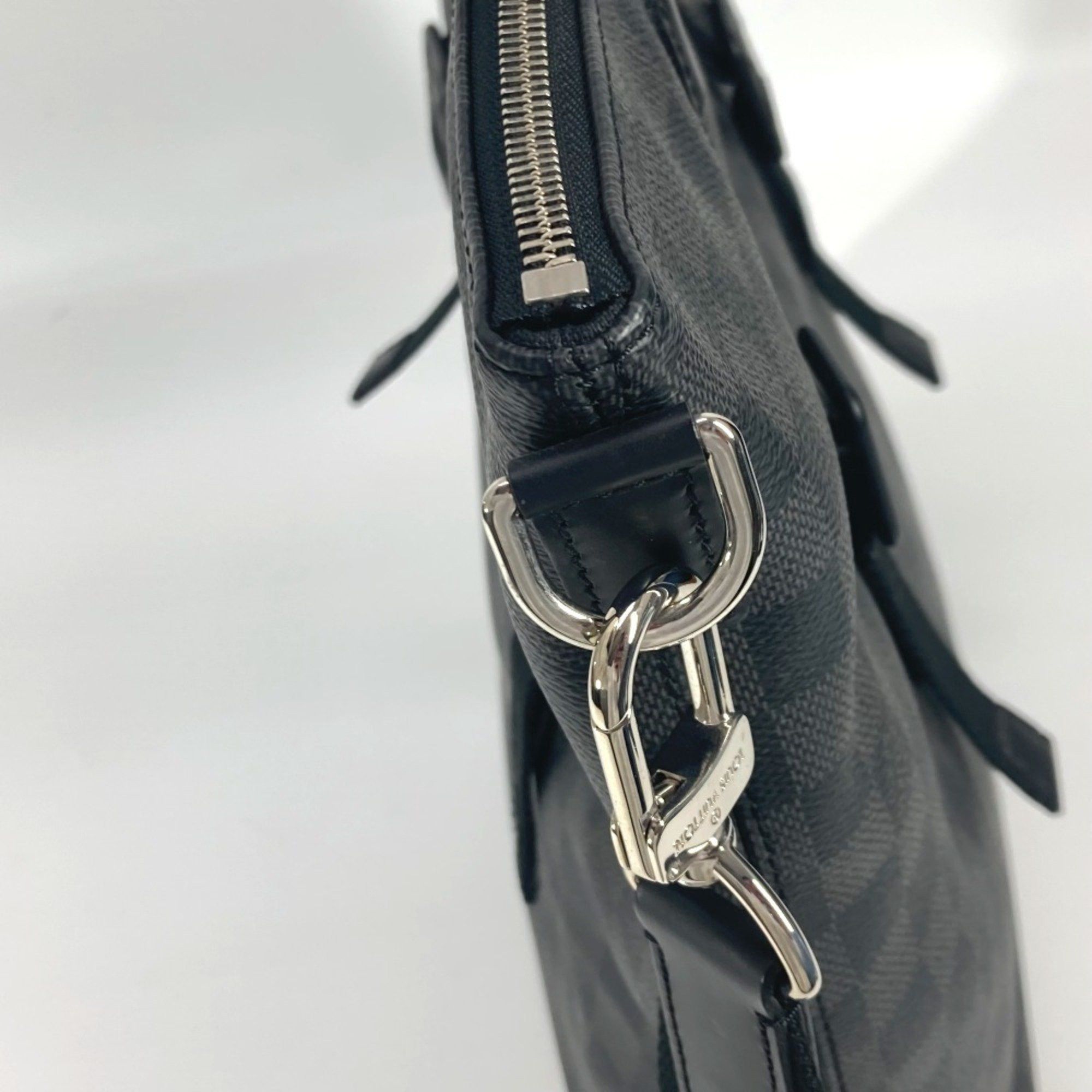 LOUIS VUITTON N41456 Damier Graphite Skyline Crossbody Bag Tote 2WAY Shoulder Canvas Men's Women's Black