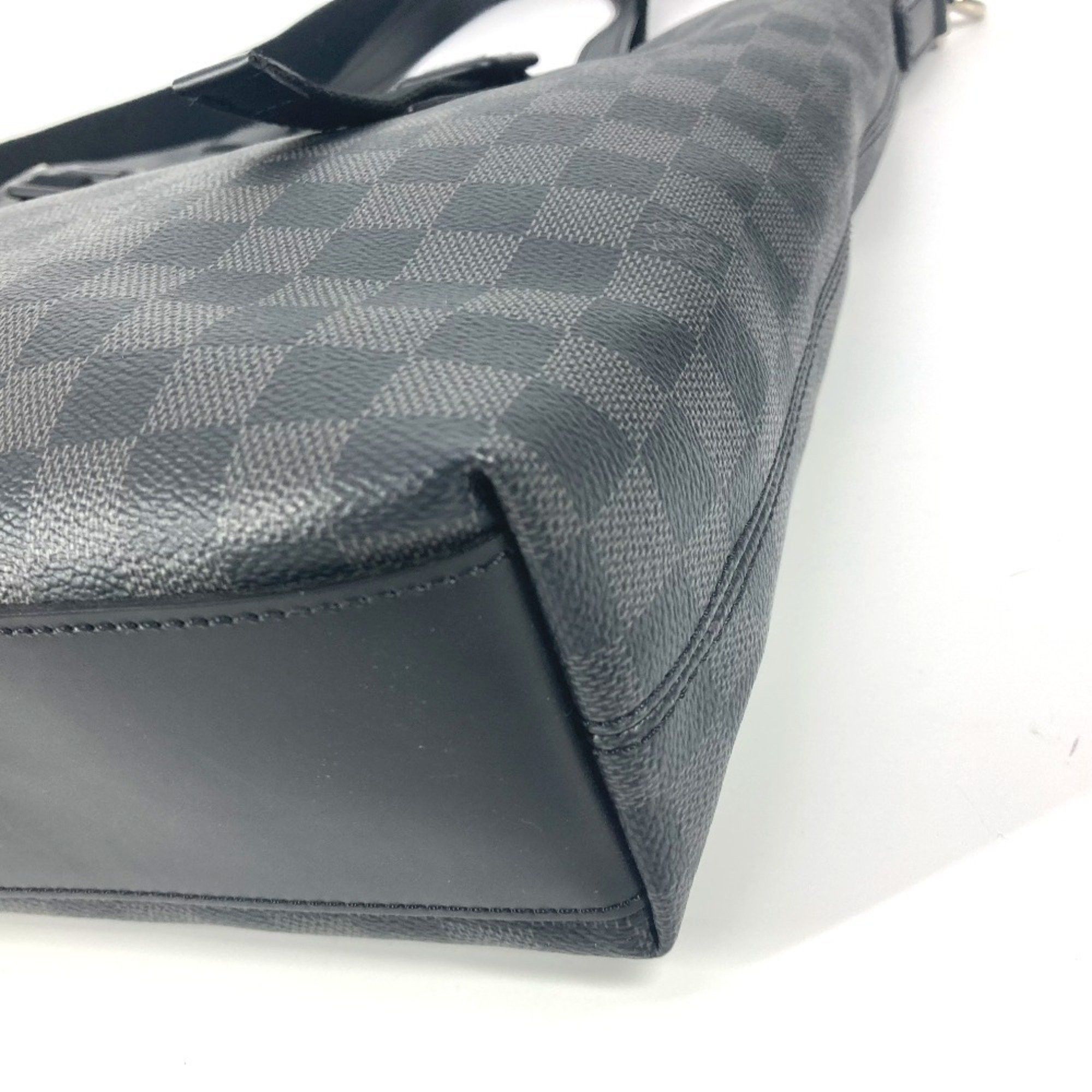 LOUIS VUITTON N41456 Damier Graphite Skyline Crossbody Bag Tote 2WAY Shoulder Canvas Men's Women's Black
