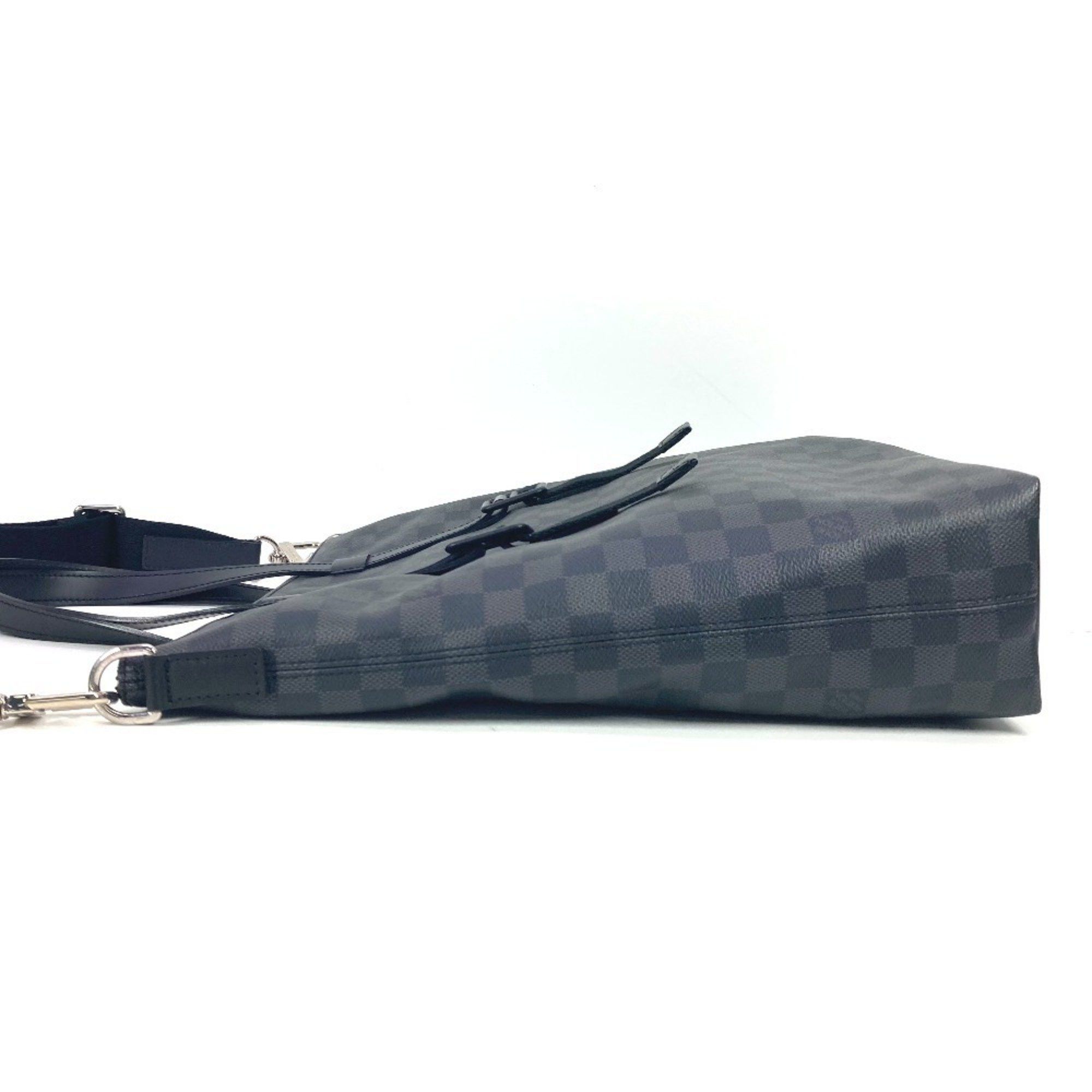 LOUIS VUITTON N41456 Damier Graphite Skyline Crossbody Bag Tote 2WAY Shoulder Canvas Men's Women's Black