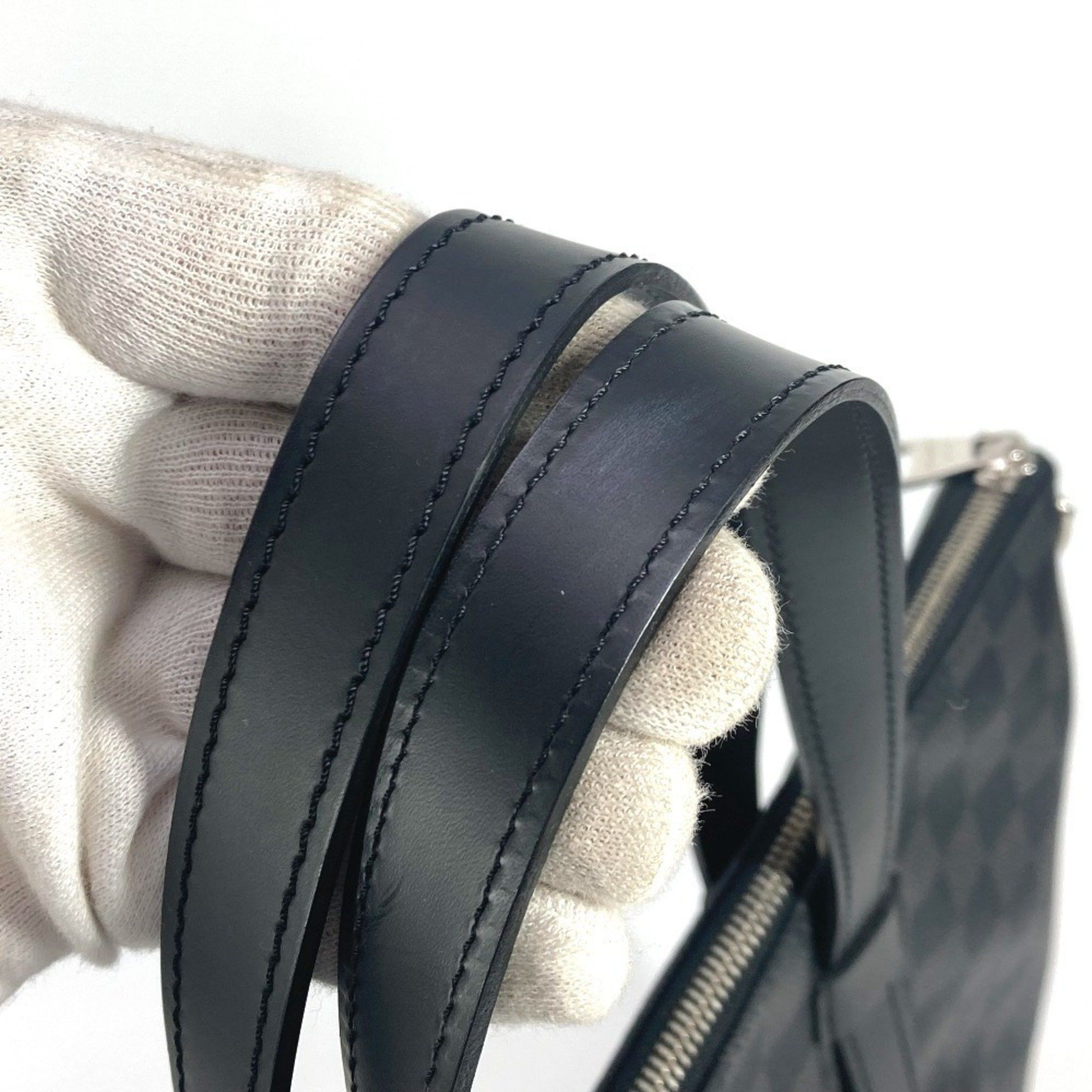 LOUIS VUITTON N41456 Damier Graphite Skyline Crossbody Bag Tote 2WAY Shoulder Canvas Men's Women's Black