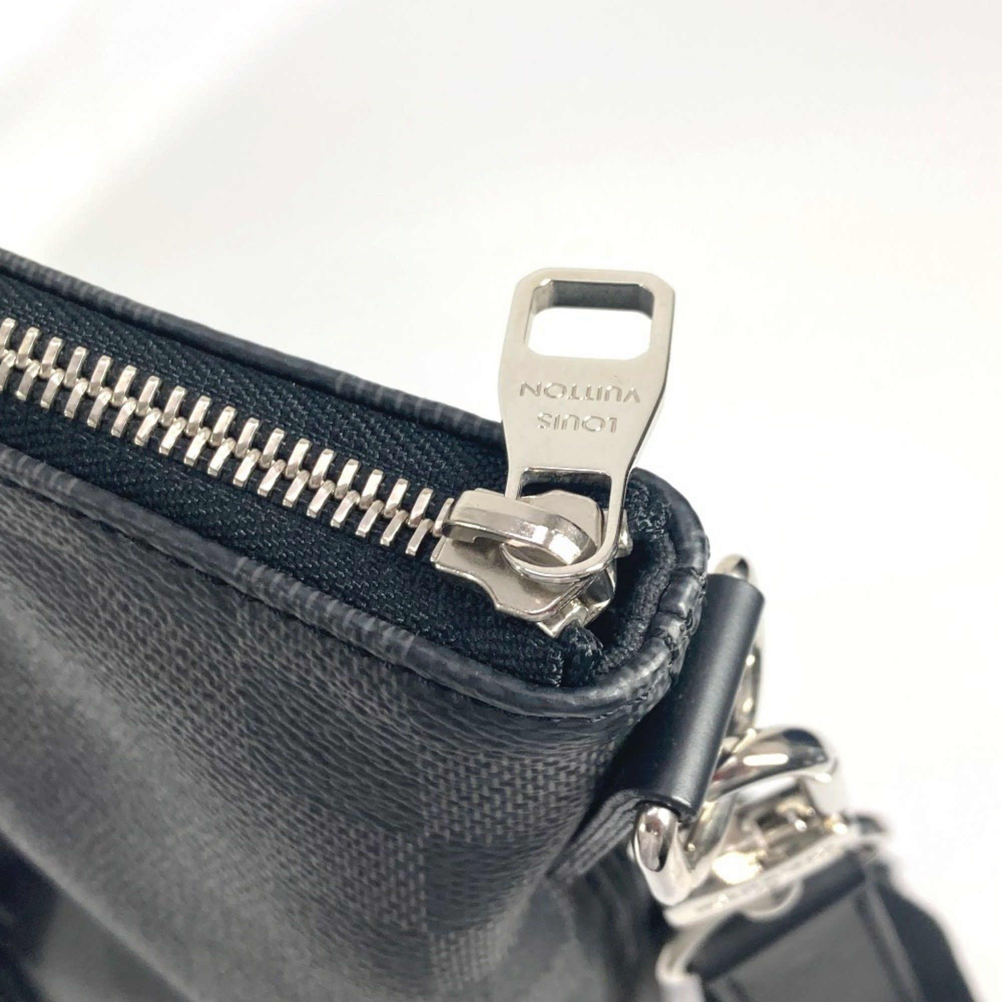 LOUIS VUITTON N41456 Damier Graphite Skyline Crossbody Bag Tote 2WAY Shoulder Canvas Men's Women's Black