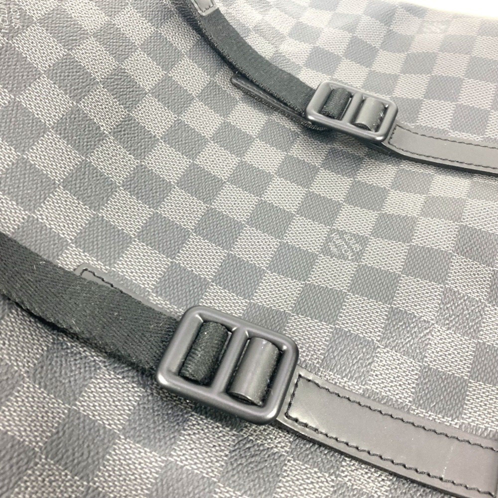 LOUIS VUITTON N41456 Damier Graphite Skyline Crossbody Bag Tote 2WAY Shoulder Canvas Men's Women's Black