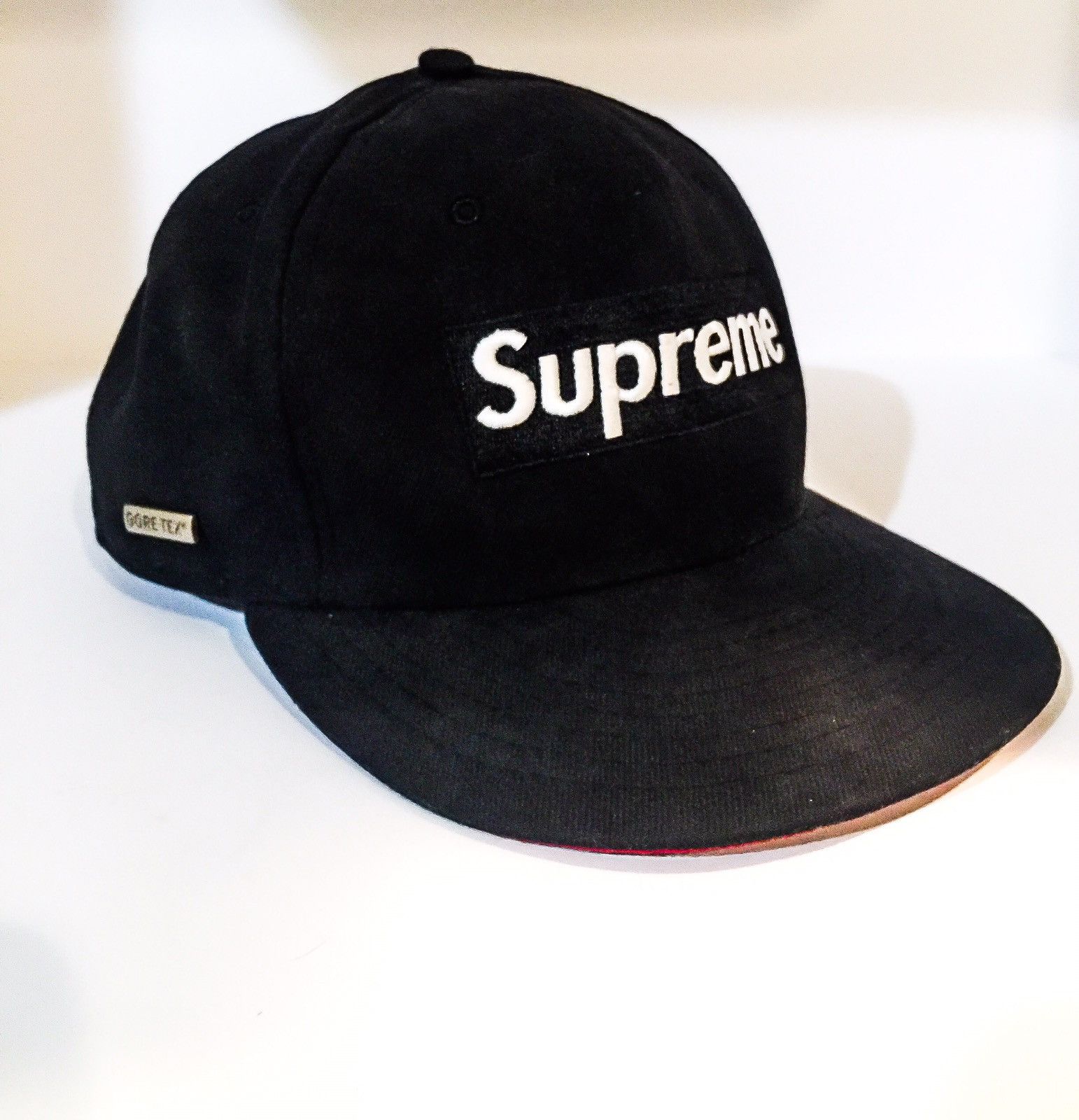 Supreme RARE FW13 Supreme GORE-TEX Black Box Logo New Era Hat