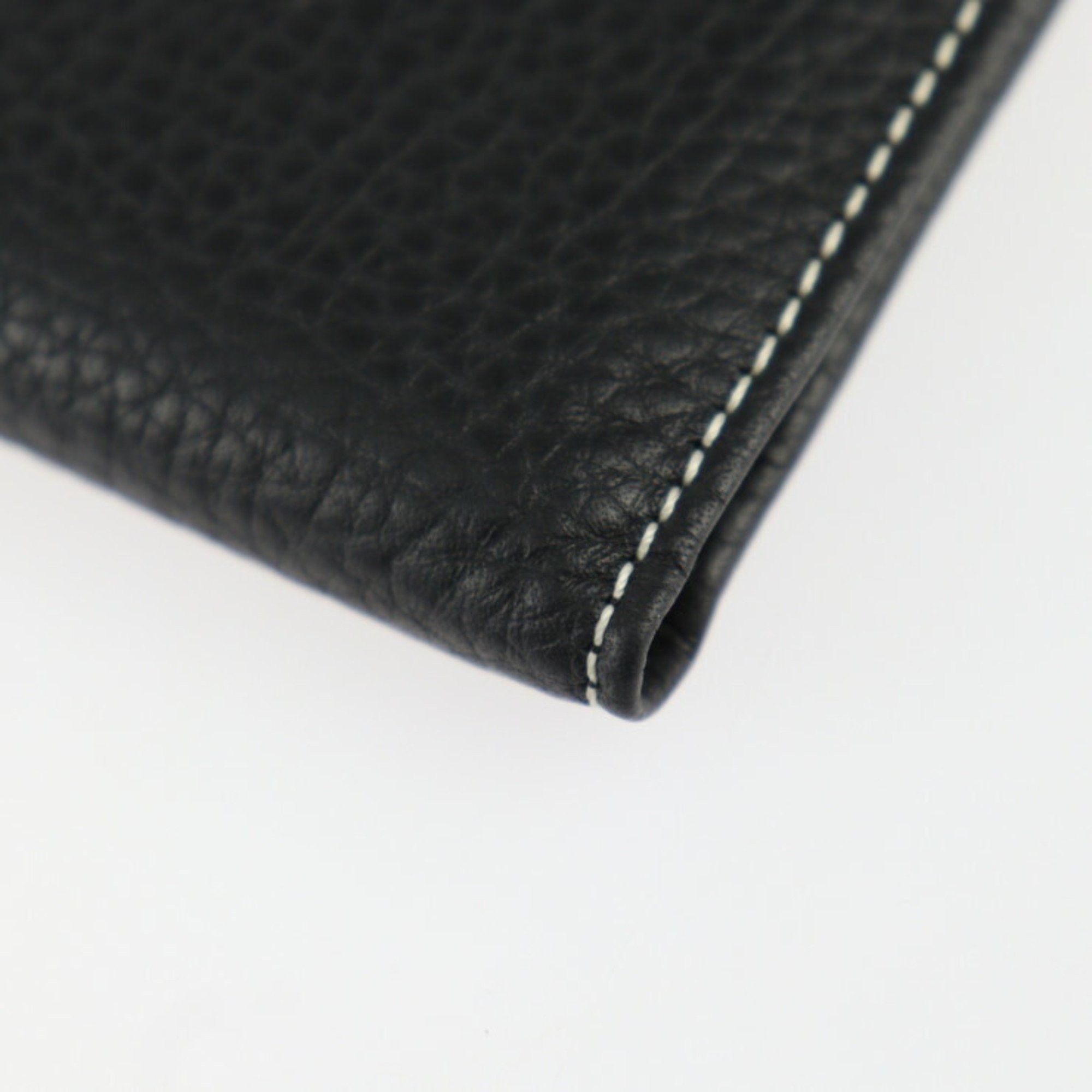 Alfred Dunhill Dunhill BILLFOLD 4CC & COIN PURSE Bi-fold Wallet L2KE32A Calf Leather Black Size ONE SIZE - 5 Thumbnail