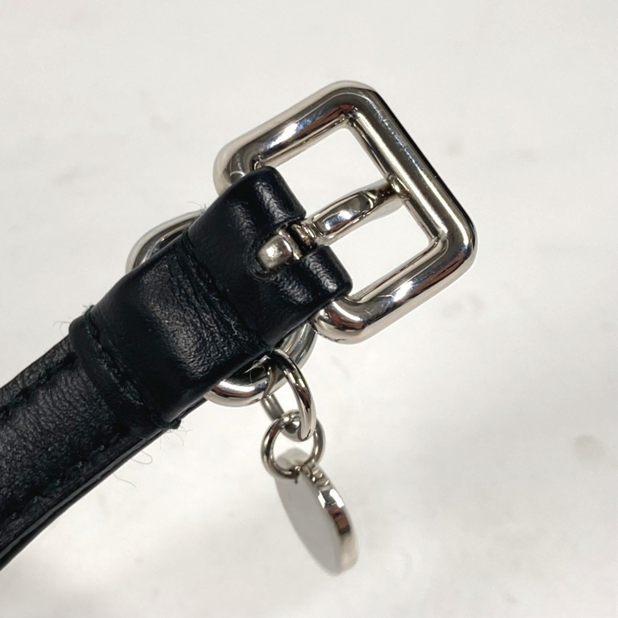 Miu Miu Miu Miu MIU Rhinestone Dog Pet Collar Leather Men's Women's Black Size ONE SIZE - 13 Thumbnail