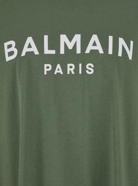 Balmain BALMAIN Men Tops EH1EG010BB73UMA Green Size US S / EU 44-46 / 1 - 3 Thumbnail