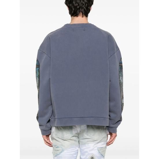 Who Decides War WHO DECIDES WAR Men Tops APPARENT CREWN INDIG BLUE Size US L / EU 52-54 / 3 - 2 Thumbnail