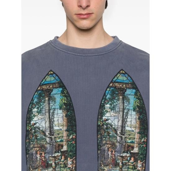 Who Decides War WHO DECIDES WAR Men Tops APPARENT CREWN INDIG BLUE Size US XXL / EU 58 / 5 - 3 Thumbnail